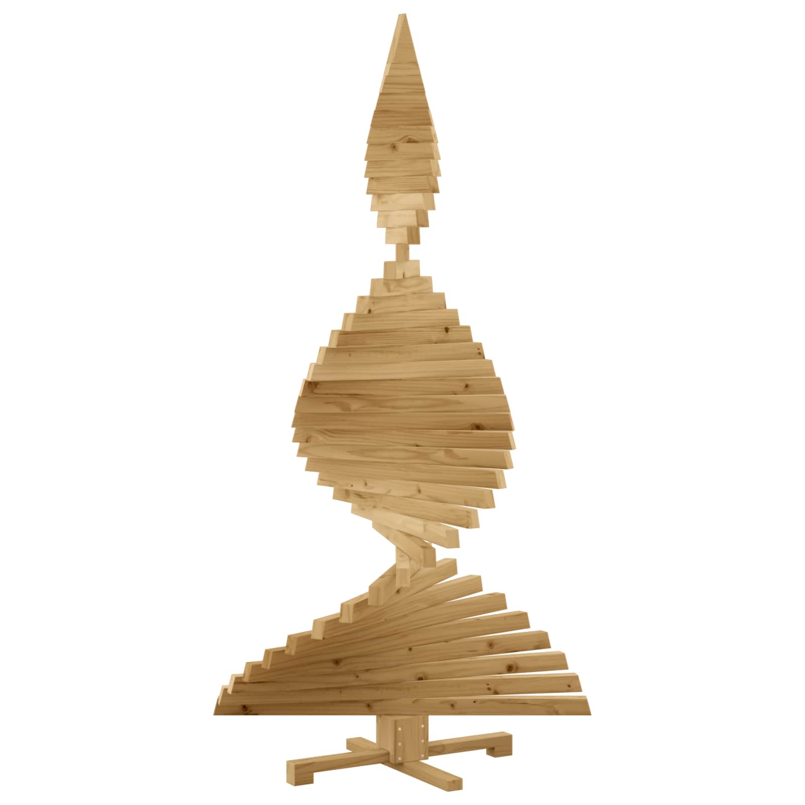 Alberi di Natale Marrone 180 cm Legno di pino massello