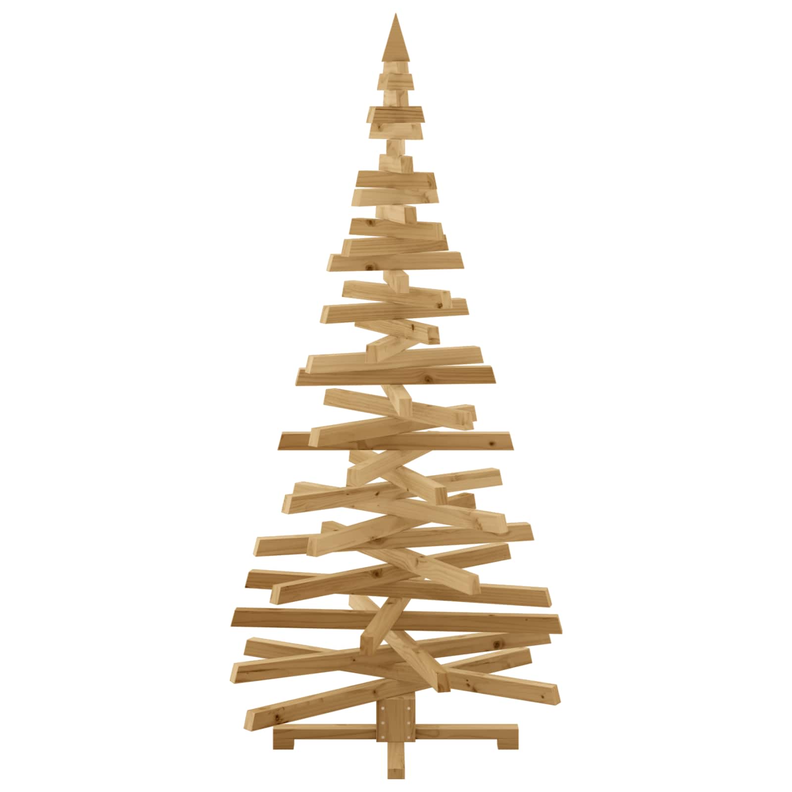 Alberi di Natale Marrone 180 cm Legno di pino massello