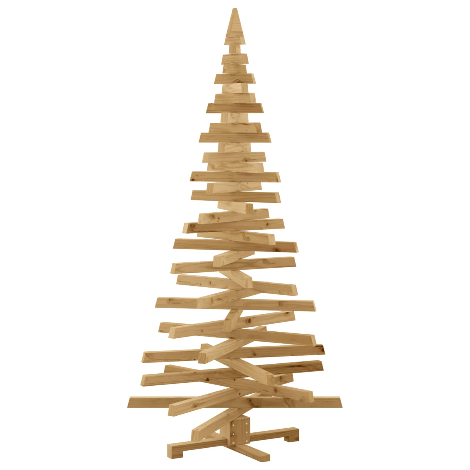 Alberi di Natale Marrone 180 cm Legno di pino massello