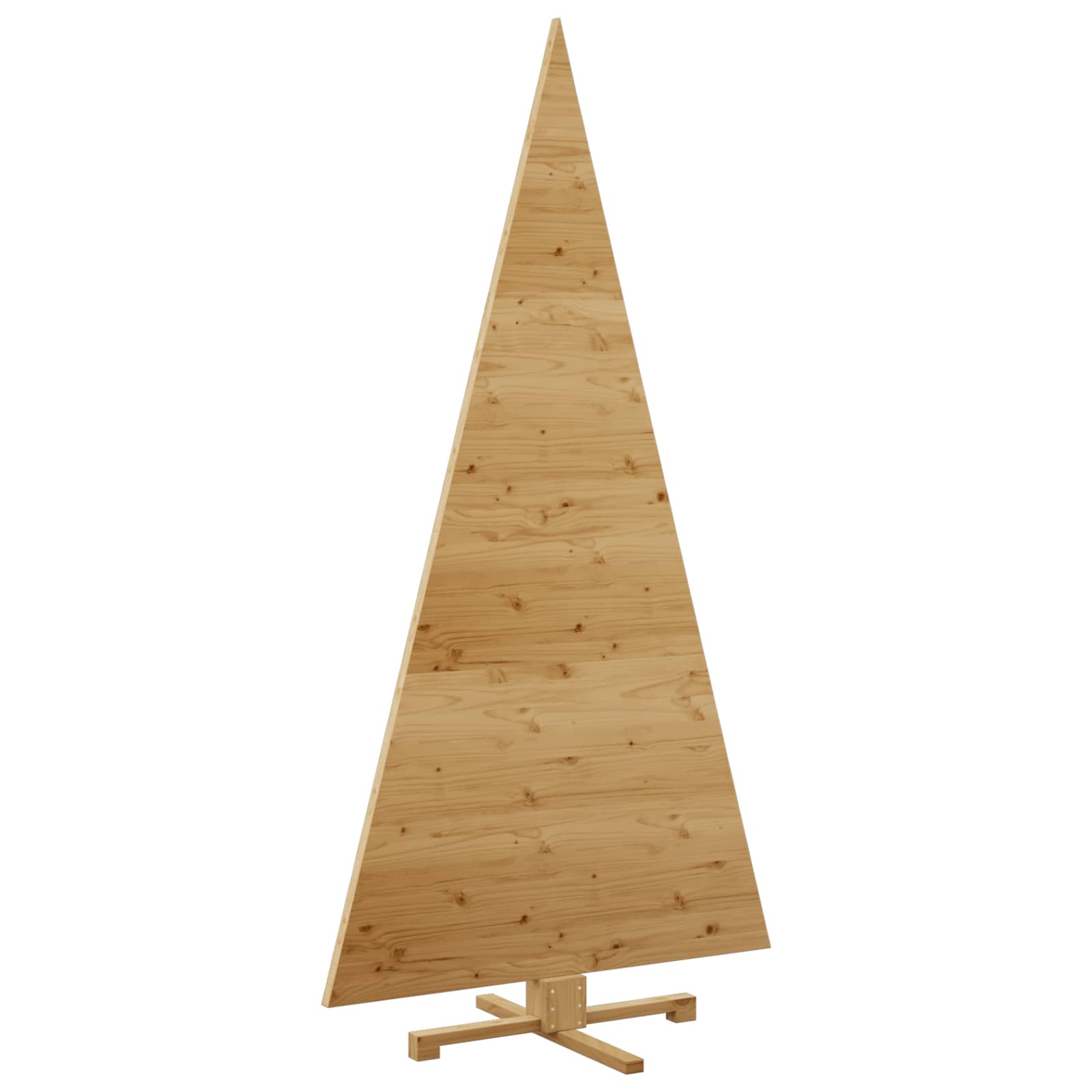 Alberi di Natale Marrone 210 cm Legno di pino massello