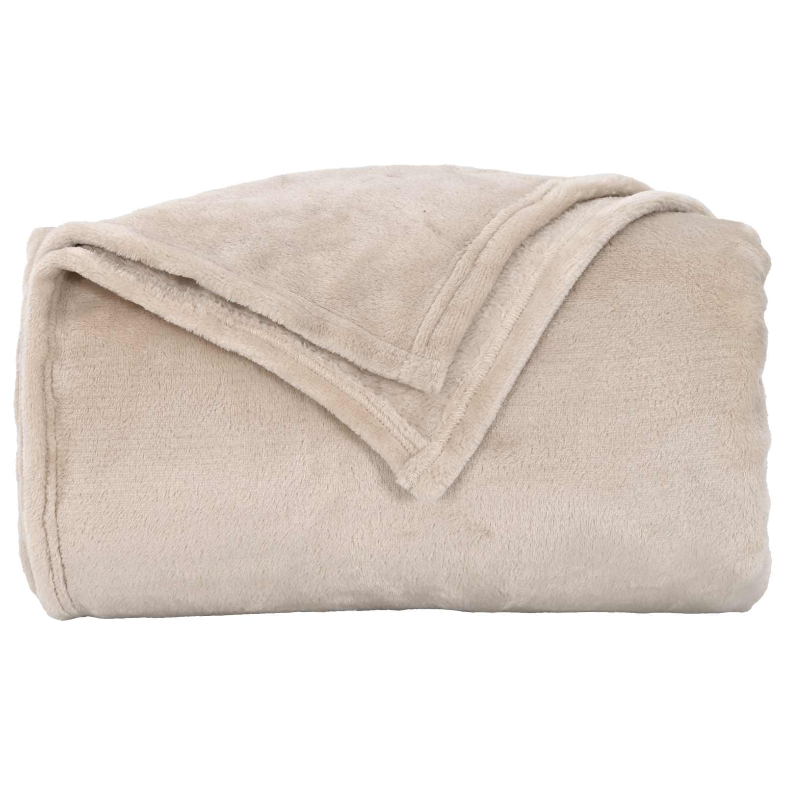 Coperta Beige 130 x 150 cm 0.5 kg Panno