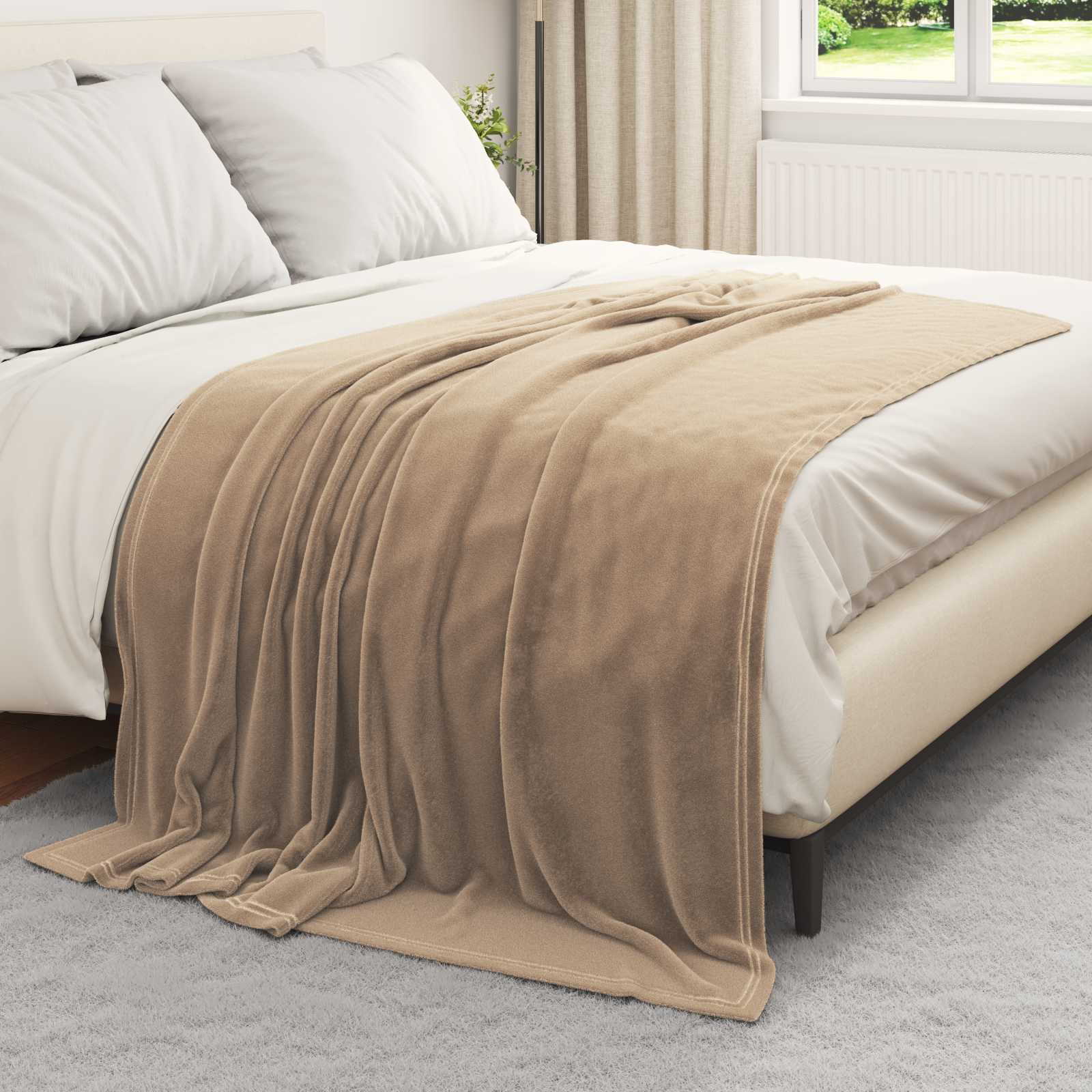 Coperta Cammello 150 x 200 cm 0.78 kg Panno