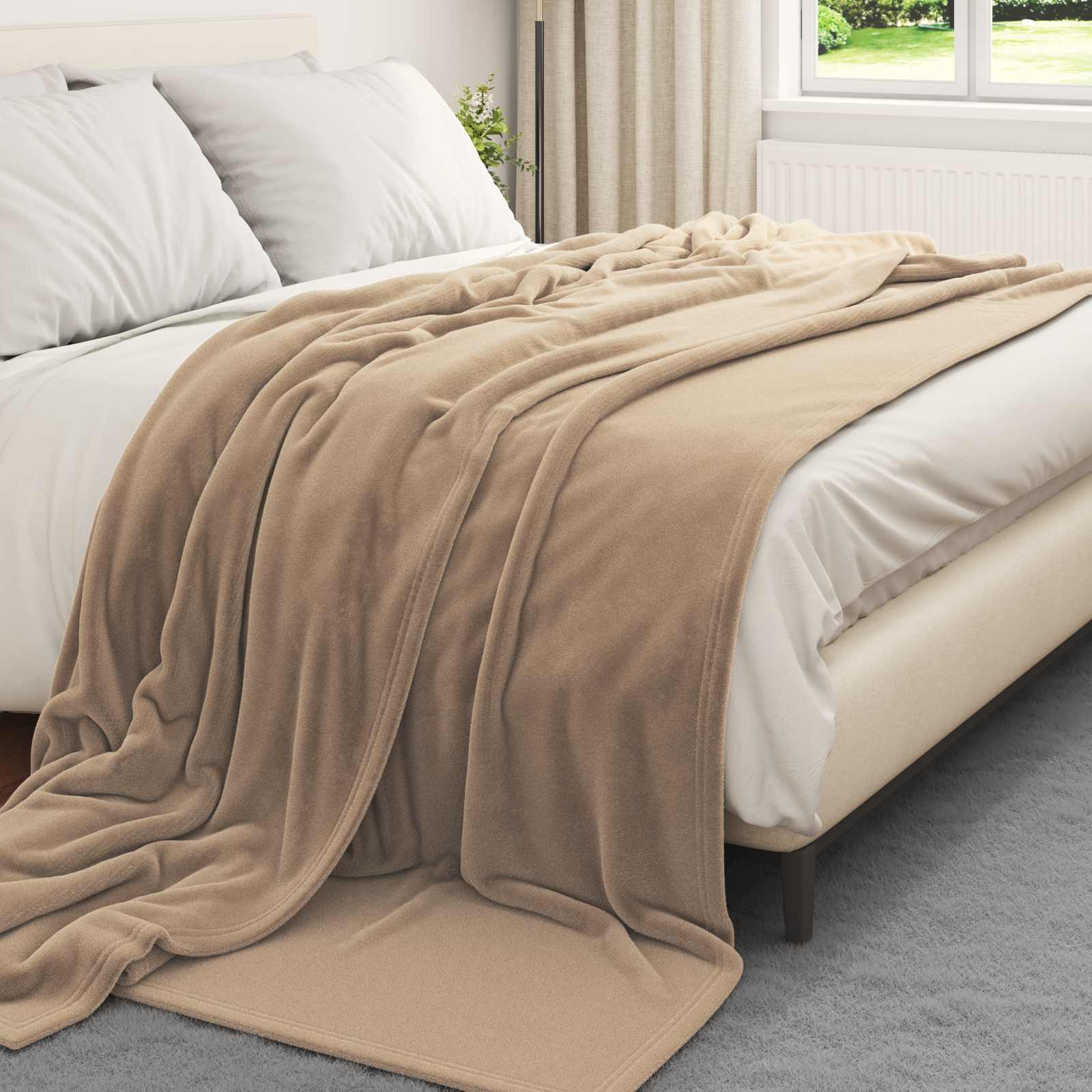 Coperta Cammello 240 x 270 cm 1.69 kg Panno