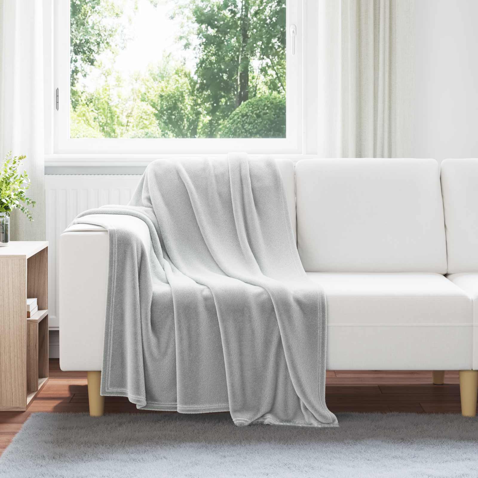 Coperta Grigio 130 x 150 cm 0.51 kg Panno