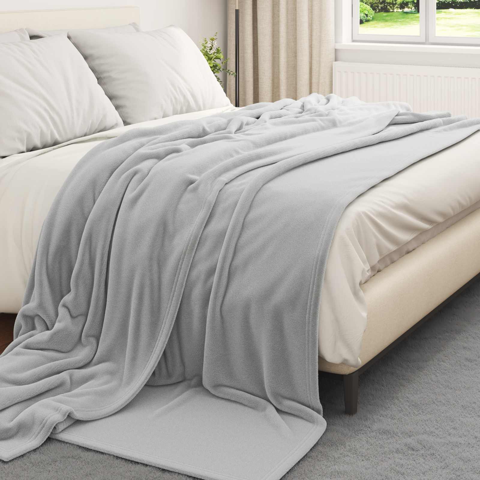 Coperta Grigio 240 x 270 cm 1.69 kg Panno
