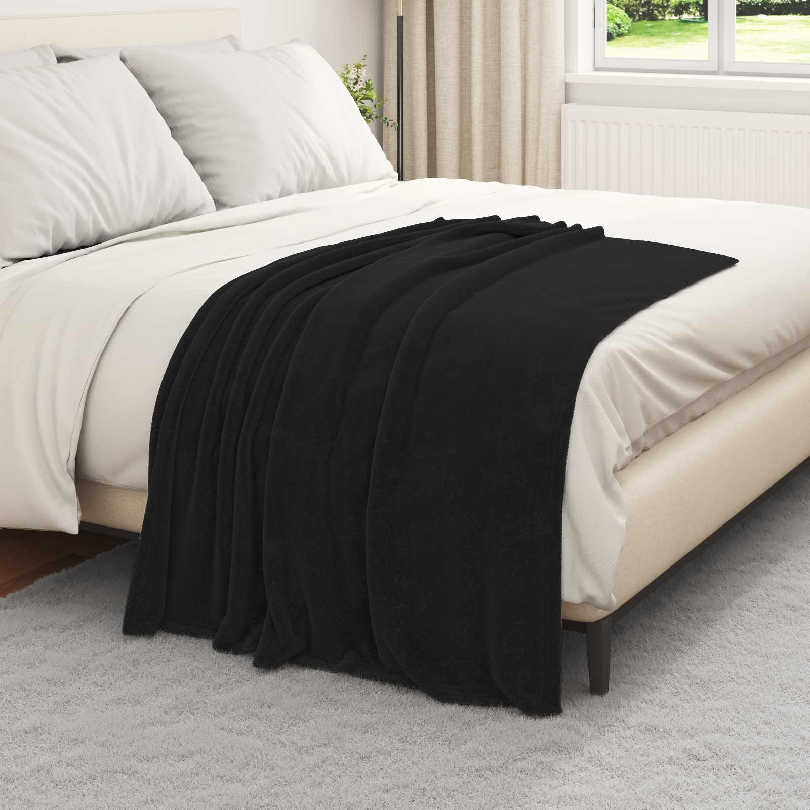 Coperta Nero 130 x 150 cm 0.51 kg Panno