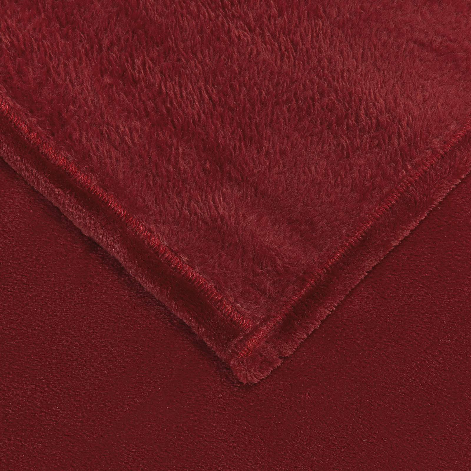 Coperta Rosso Bordeaux 220 x 240 cm 1.37 kg Panno