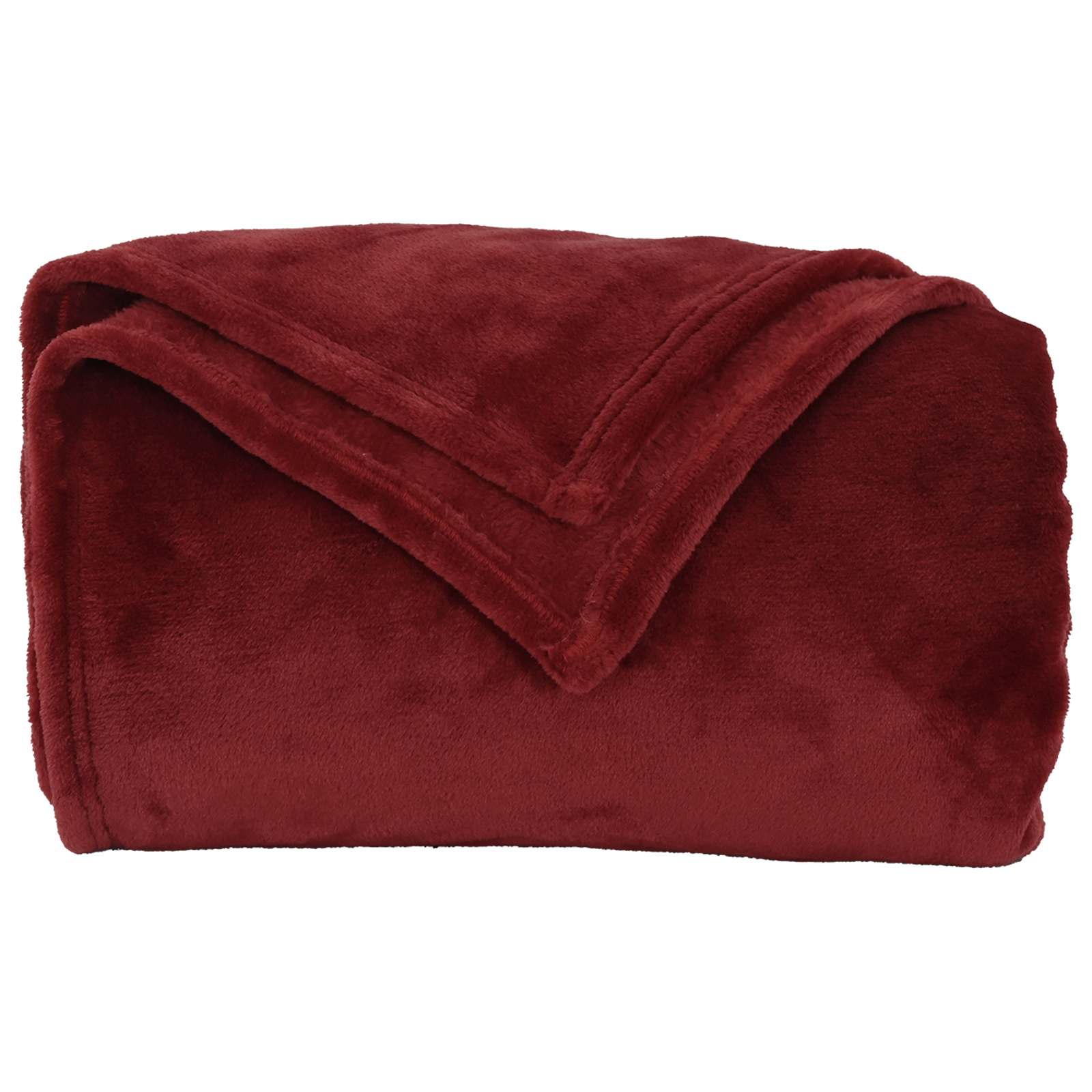 Coperte da Pile 6 pz Rosso Bordeaux 220 x 240 cm 8.24 kg Panno