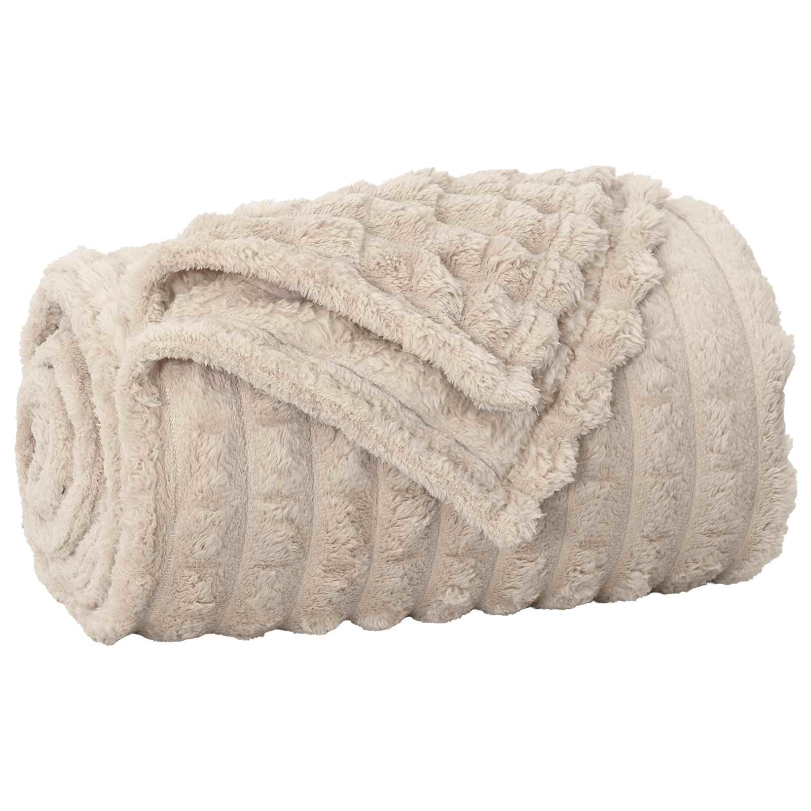 Coperta Beige 200 x 150 cm 0.8 kg Panno