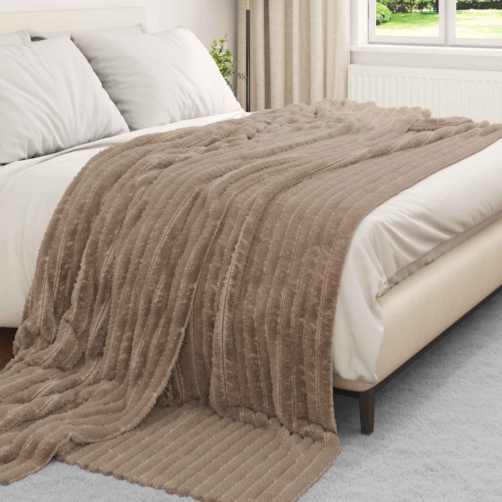 Coperta Cammello 240 x 220 cm 1.36 kg Panno
