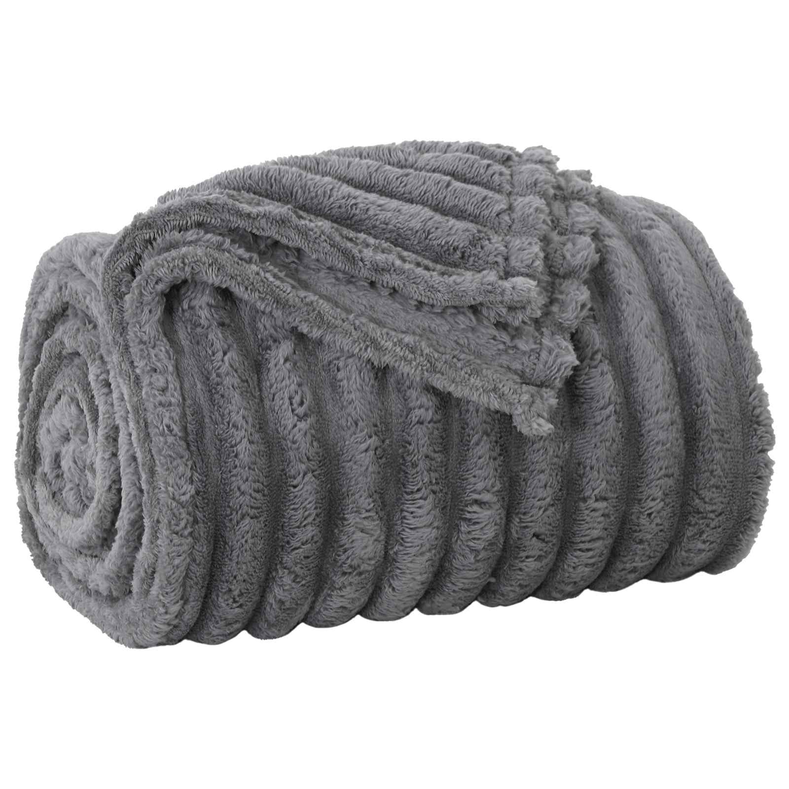 Coperta Grigio Scuro 200 x 150 cm 0.8 kg Panno