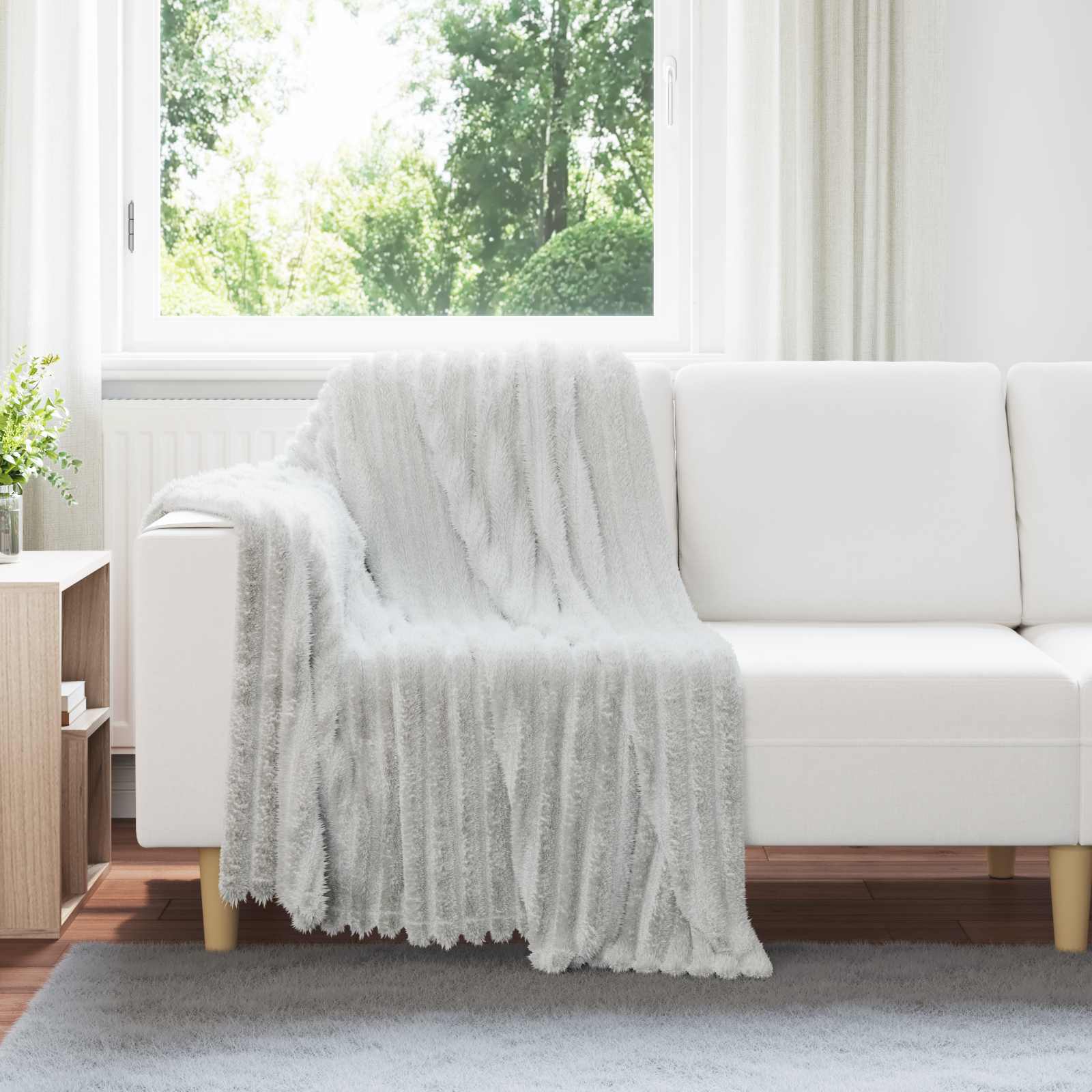 Coperta Grigio 150 x 130 cm 0.45 kg Panno