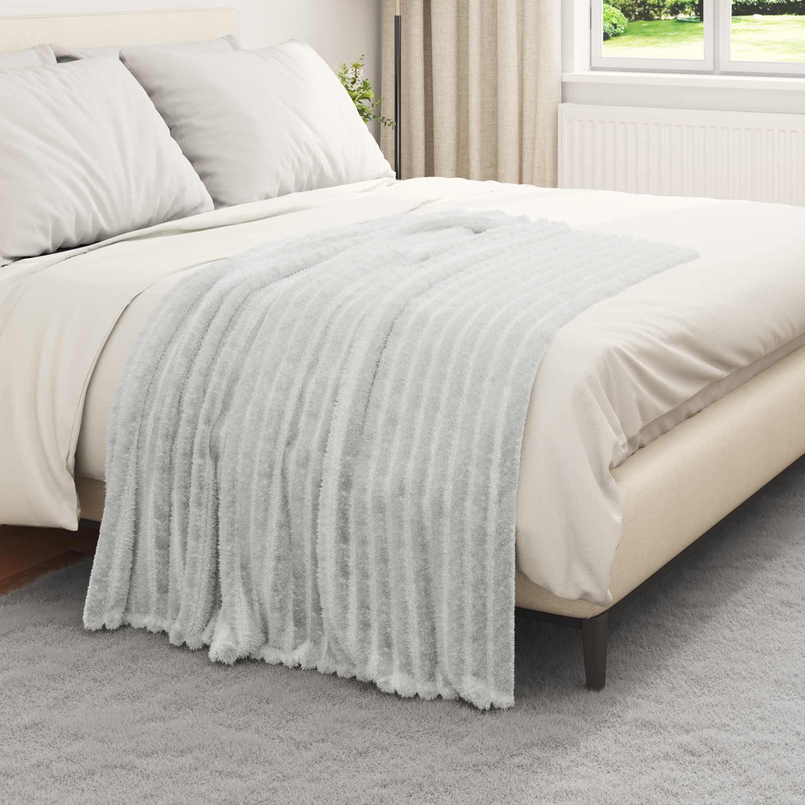 Coperta Grigio 150 x 130 cm 0.45 kg Panno