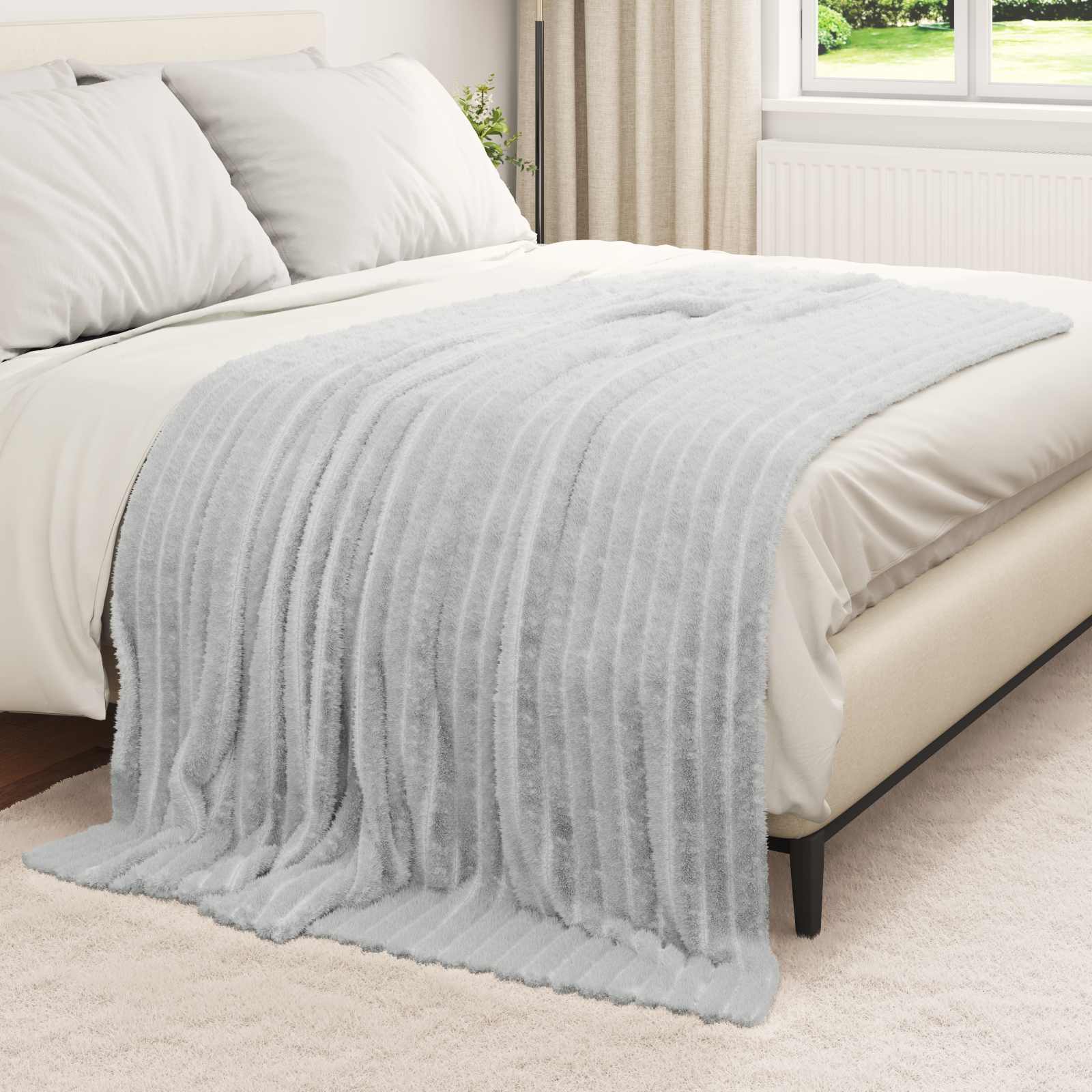 Coperta Grigio 200 x 150 cm 0.8 kg Panno