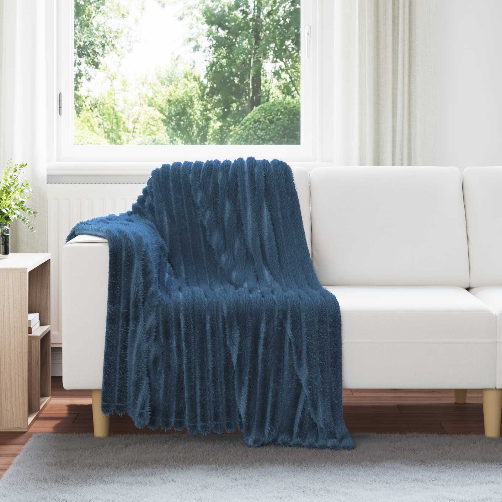 Coperta Blu navy 150 x 130 cm 0.45 kg Panno