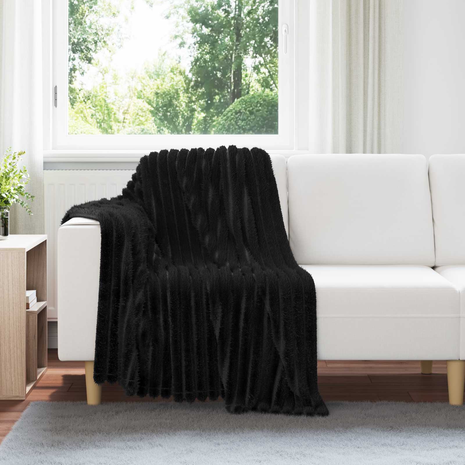 Coperta Nero 150 x 130 cm 0.45 kg Panno
