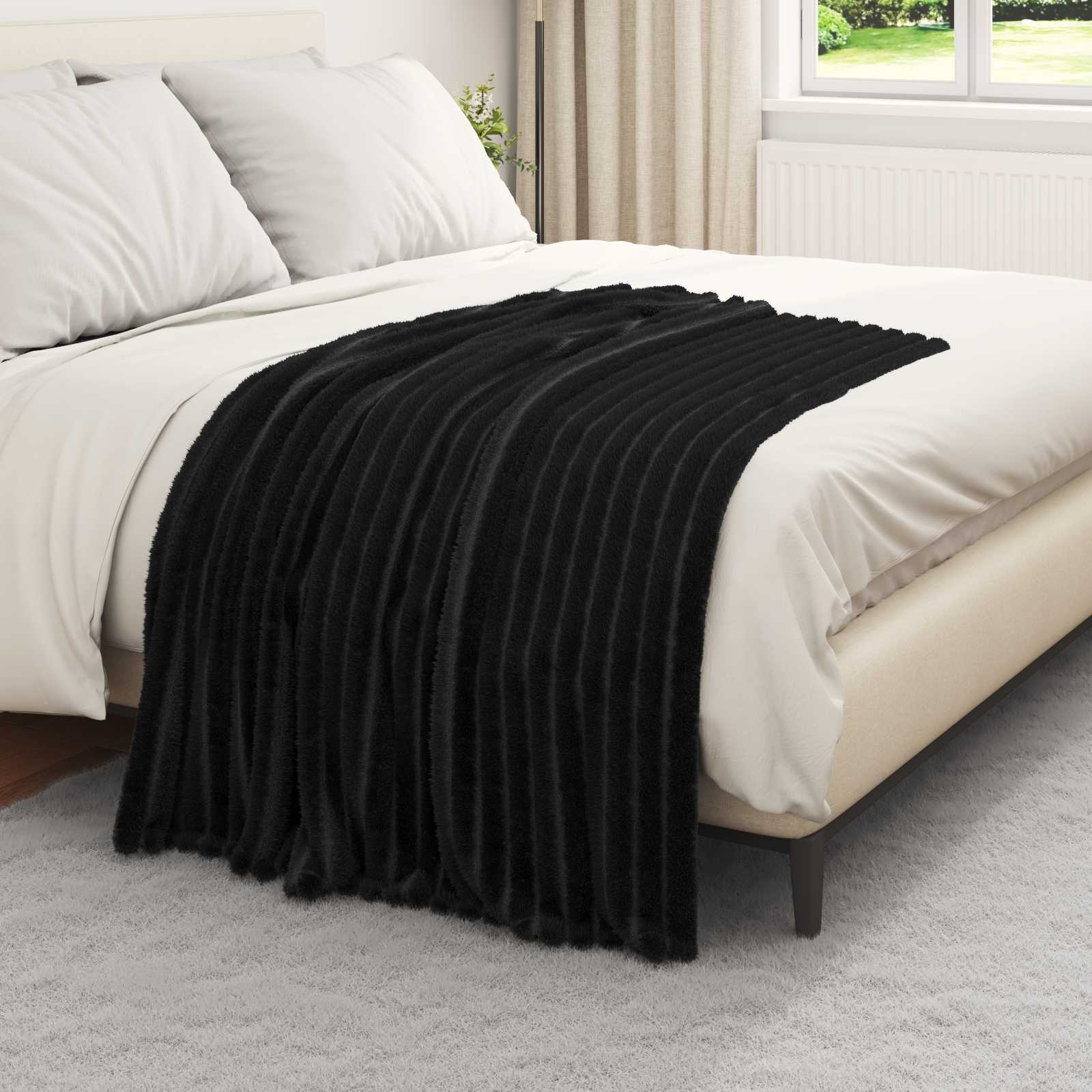 Coperta Nero 150 x 130 cm 0.45 kg Panno