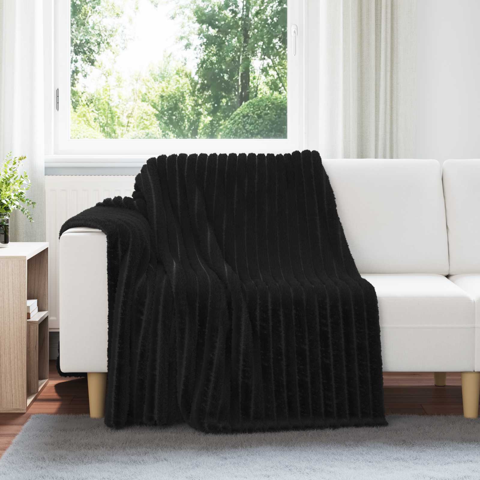 Coperta Nero 200 x 150 cm 0.8 kg Panno
