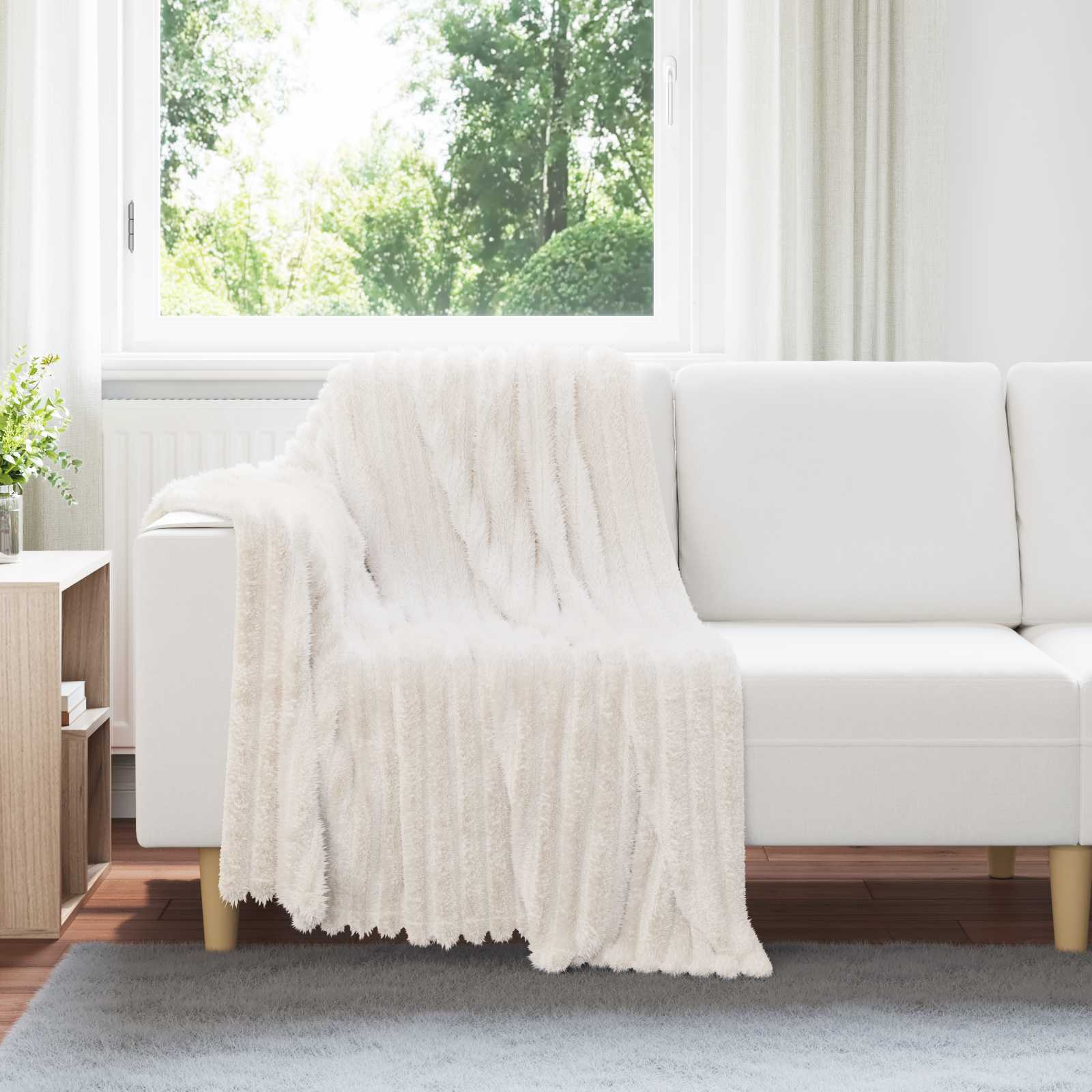 Coperta Crema 150 x 130 cm 0.45 kg Panno