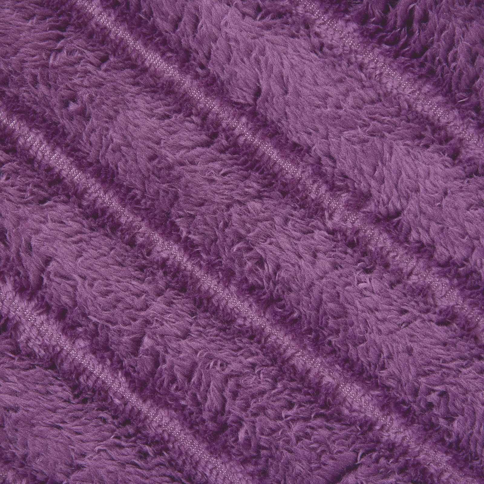 Coperte da Pile 6 pz Viola 270 x 240 cm 9.15 kg Panno