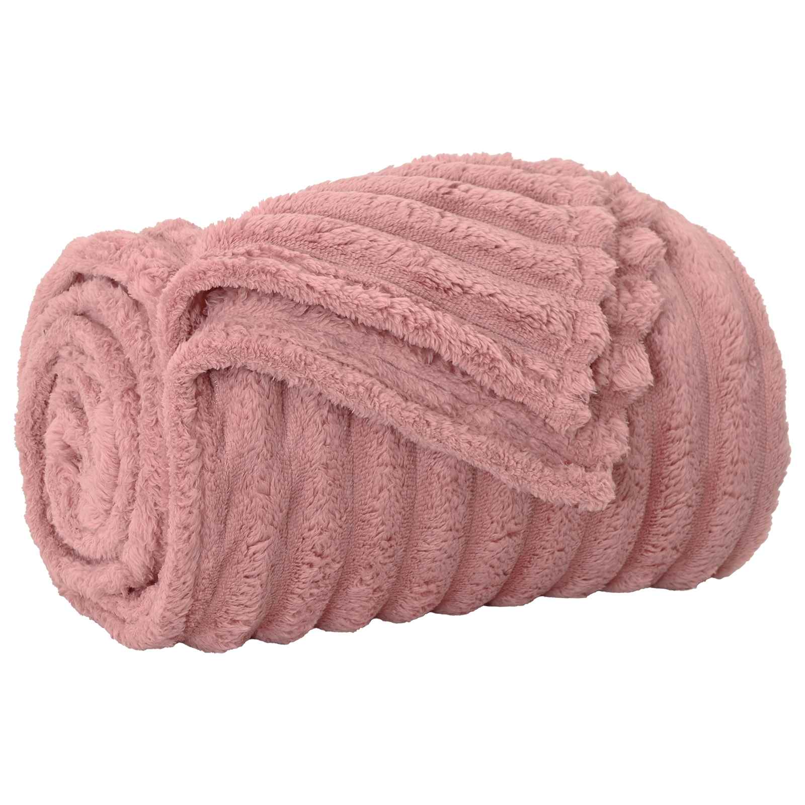 Coperte da Pile 6 pz Rosa 150 x 130 cm 2.85 kg Panno