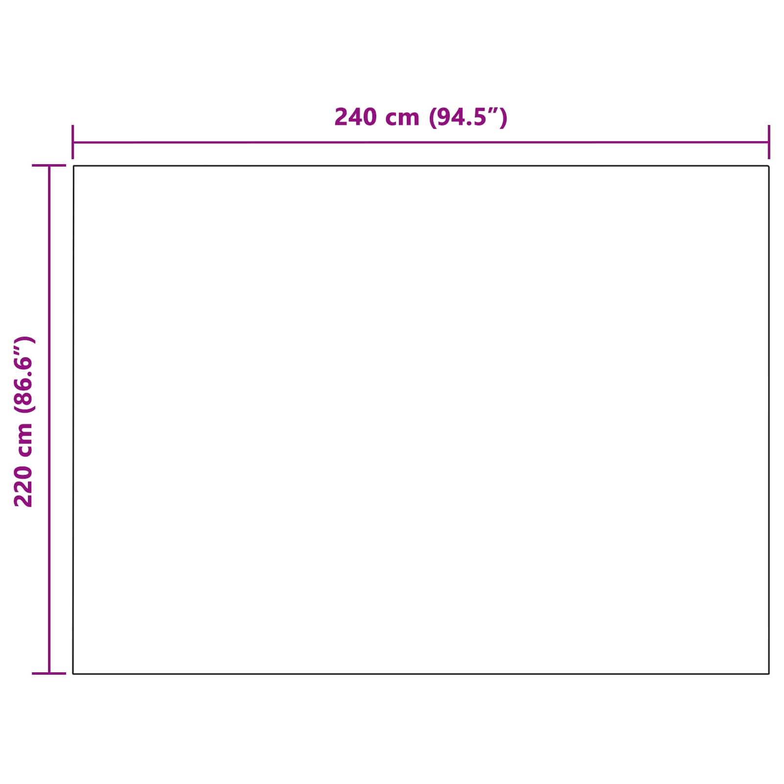 Coperte da Pile 6 pz Rosa 240 x 220 cm 8.76 kg Panno
