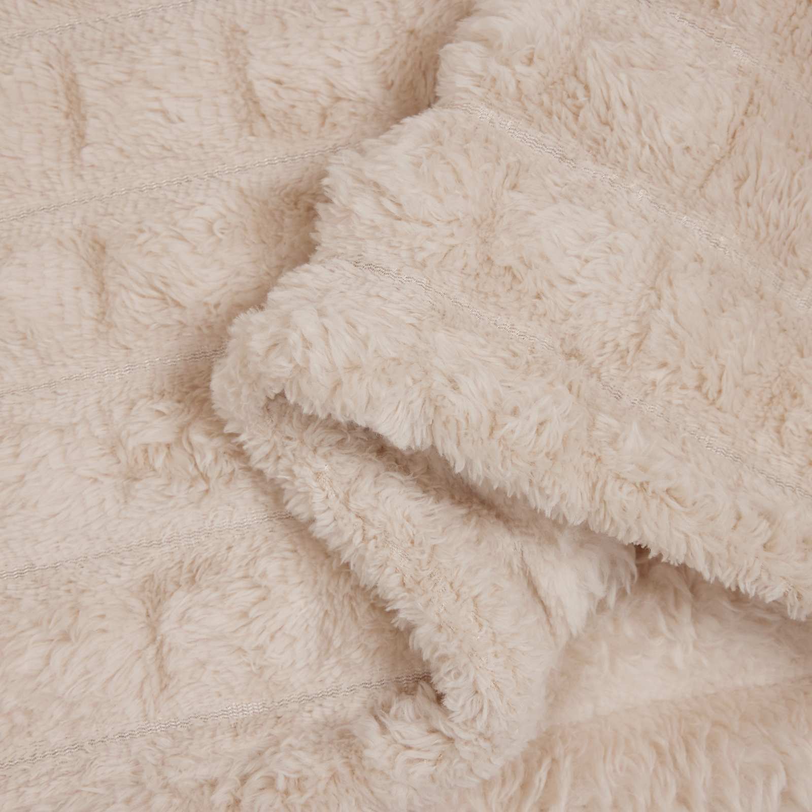 Coperta Beige 270 x 240 cm Panno