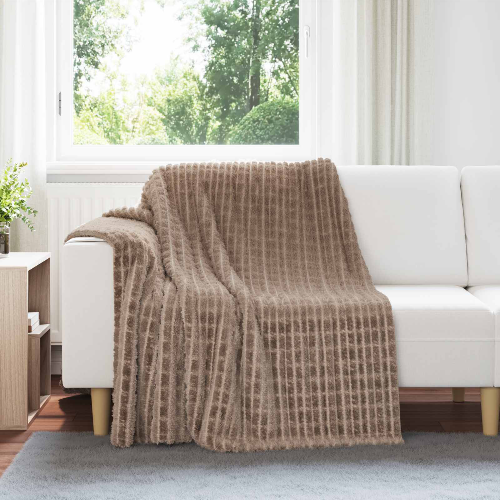 Coperta Cammello 200 x 150 cm Panno