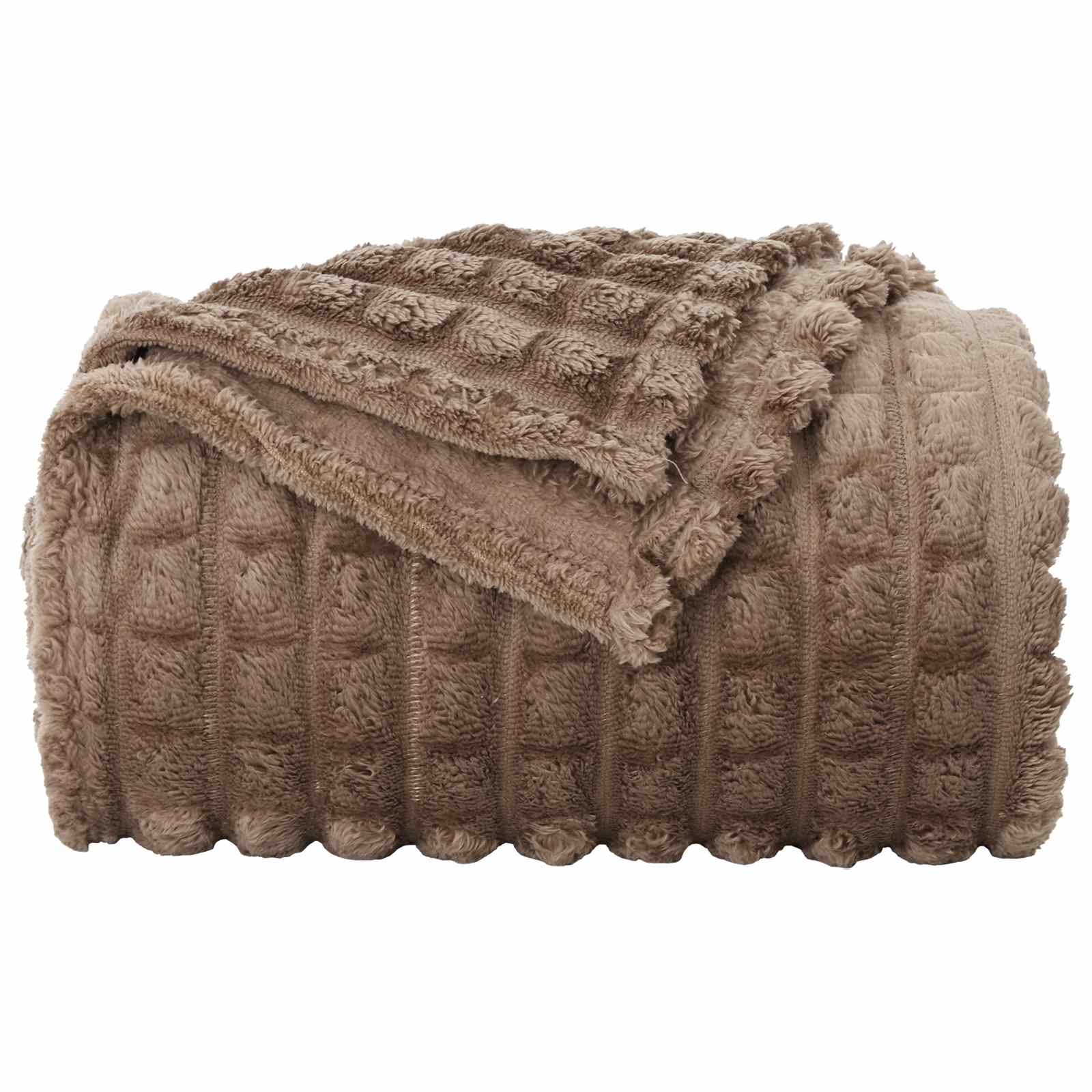 Coperta Cammello 200 x 150 cm Panno