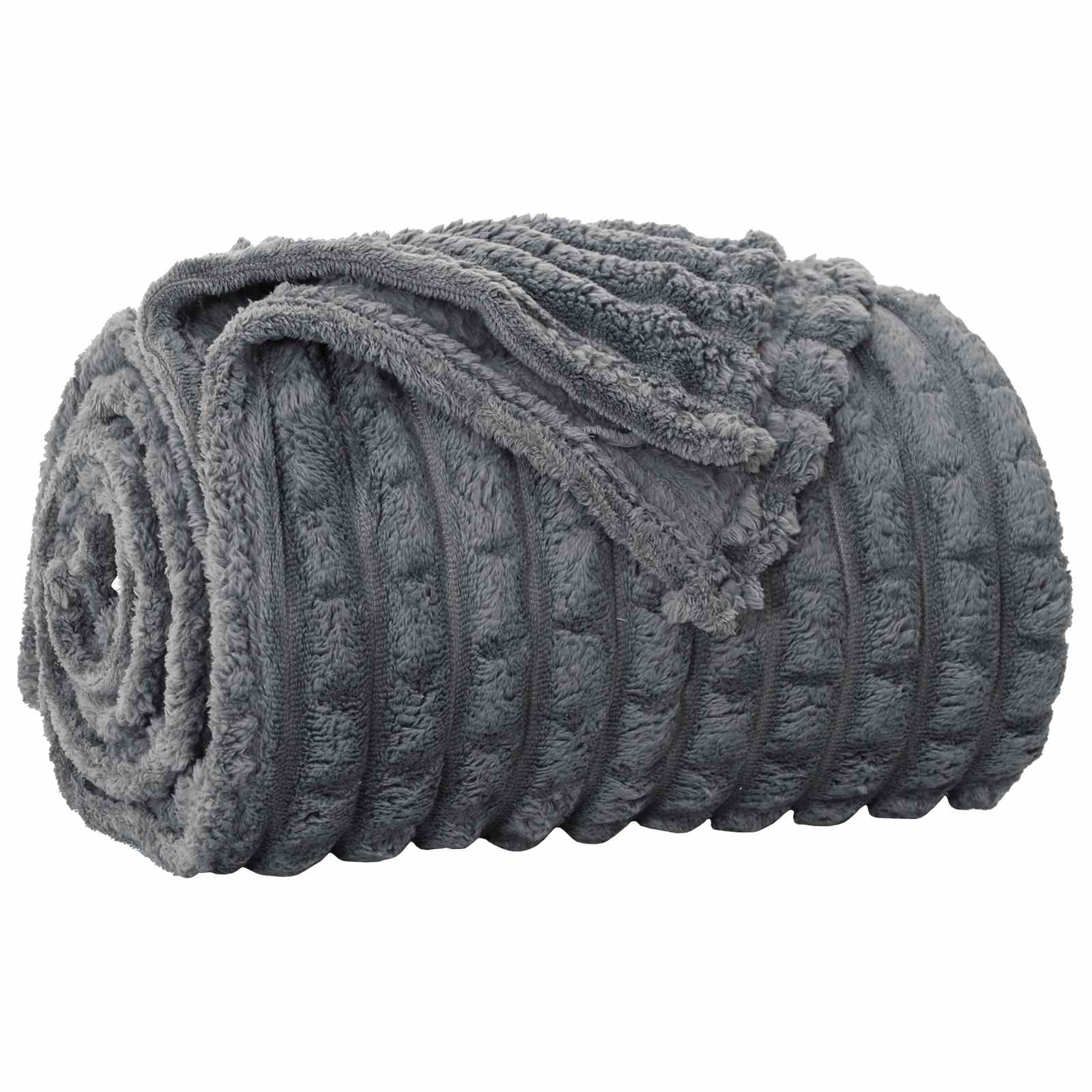 Coperta Grigio scuro 150 x 130 cm 0.51 kg Panno