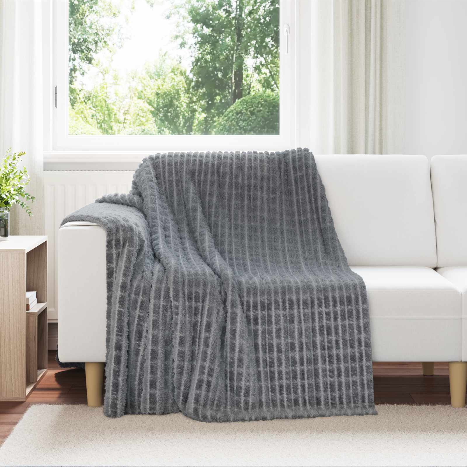 Coperta Grigio scuro 200 x 150 cm 0.78 kg Panno