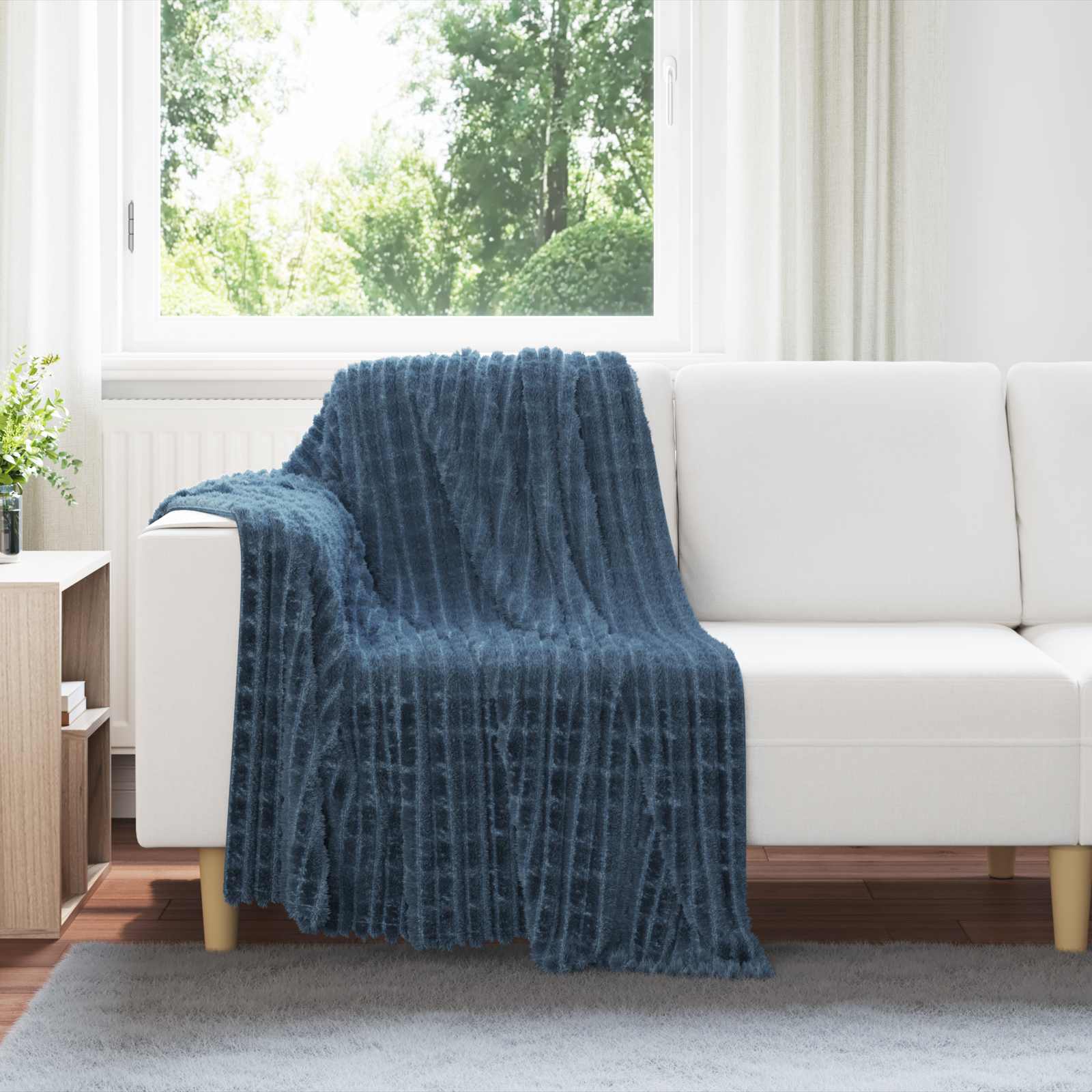Coperta Blu navy 150 x 130 cm 0.5 kg Panno