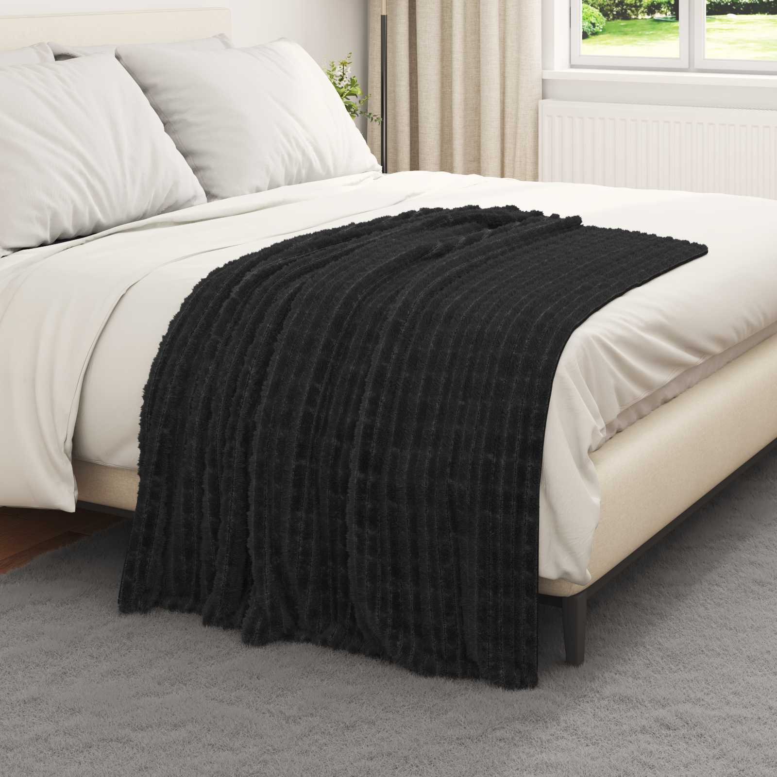 Coperta Nero 150 x 130 cm 0.5 kg Panno