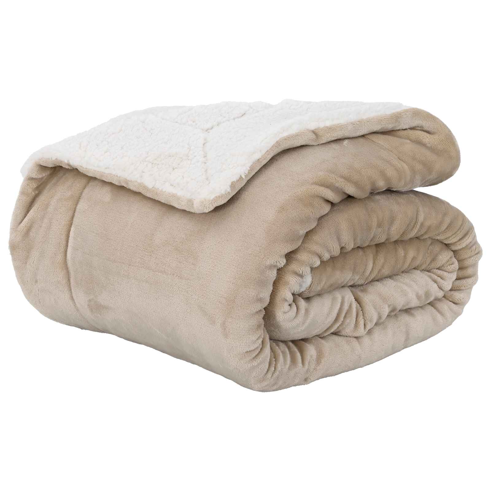 Coperta Beige 220 x 240 cm 2.67 kg Panno