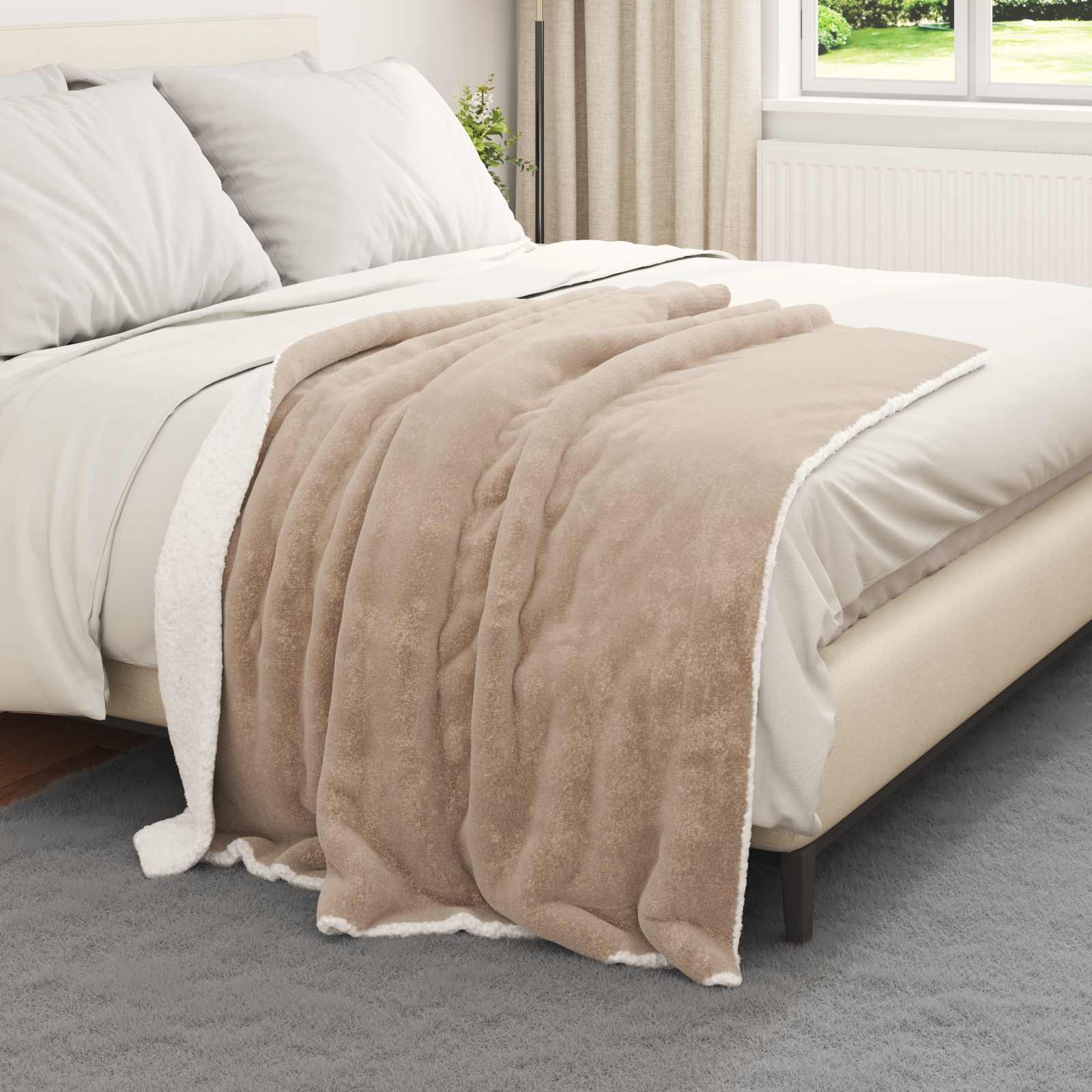 Coperta Cammello 130 x 150 cm 1 kg Panno