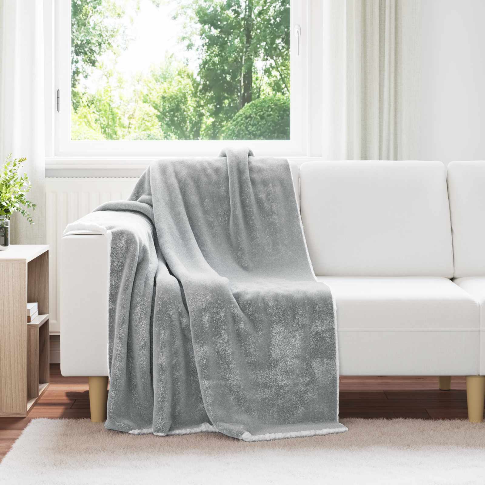 Coperta Grigio 130 x 150 cm 1 kg Panno