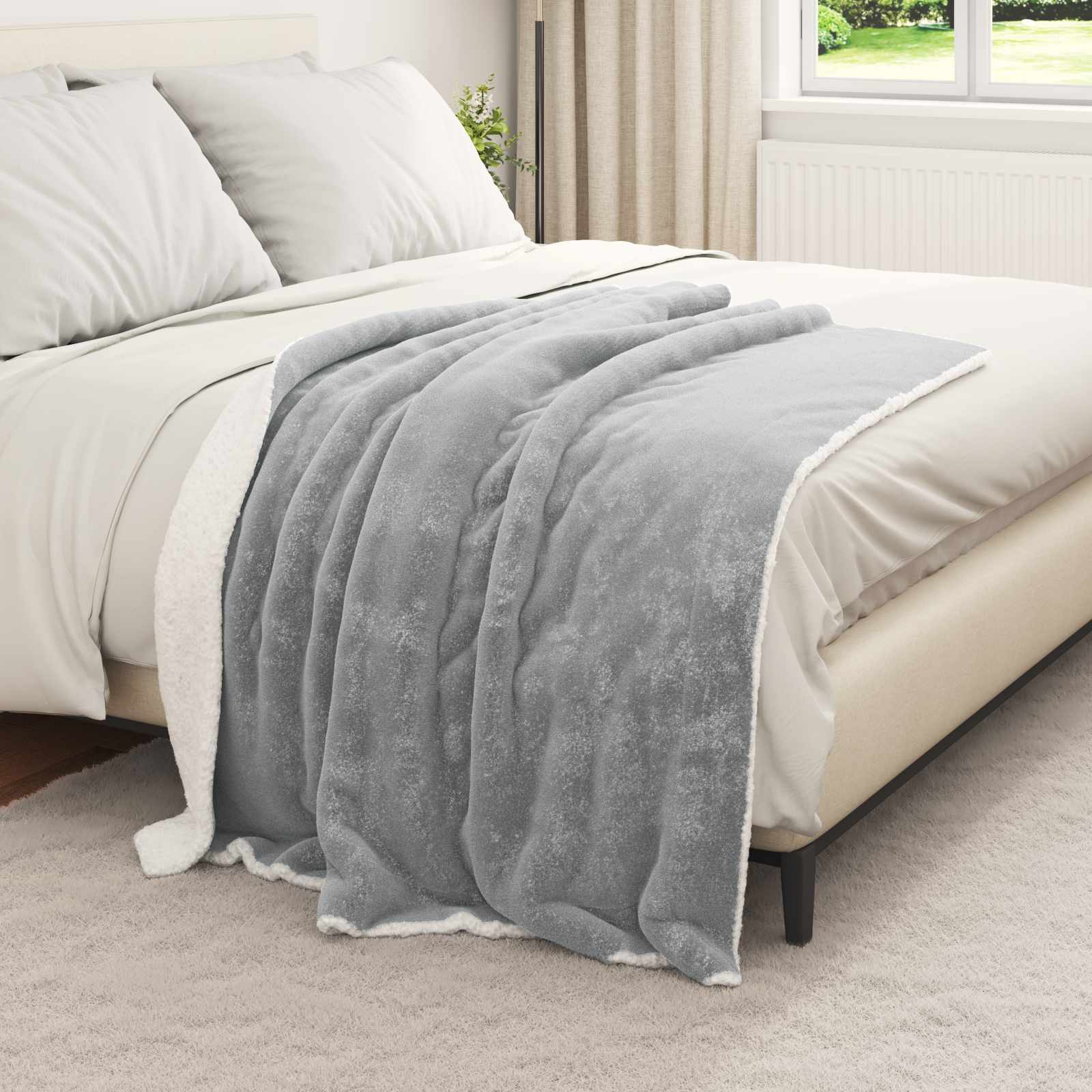 Coperta Grigio 130 x 150 cm 1 kg Panno