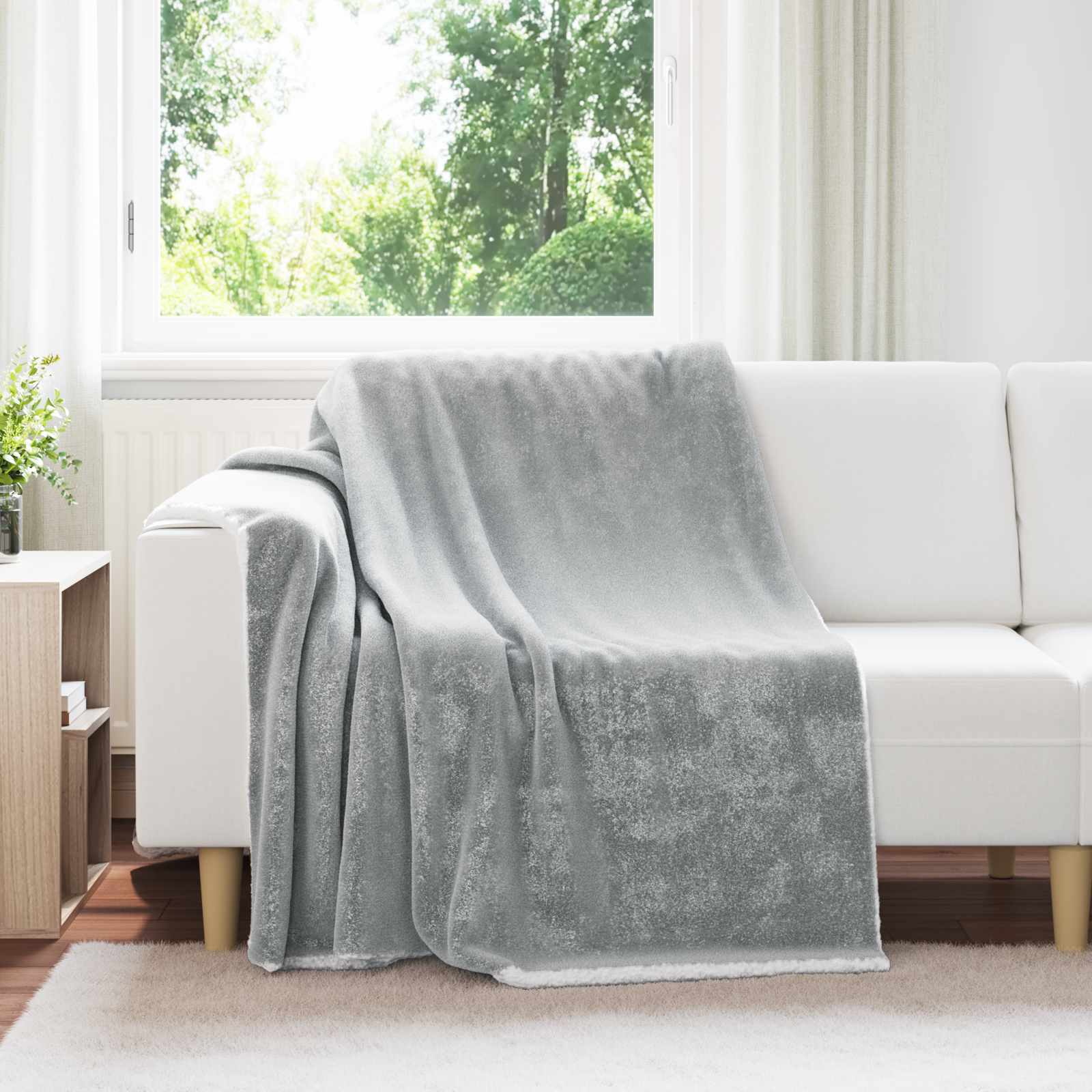 Coperta Grigio 150 x 200 cm 1.64 kg Panno
