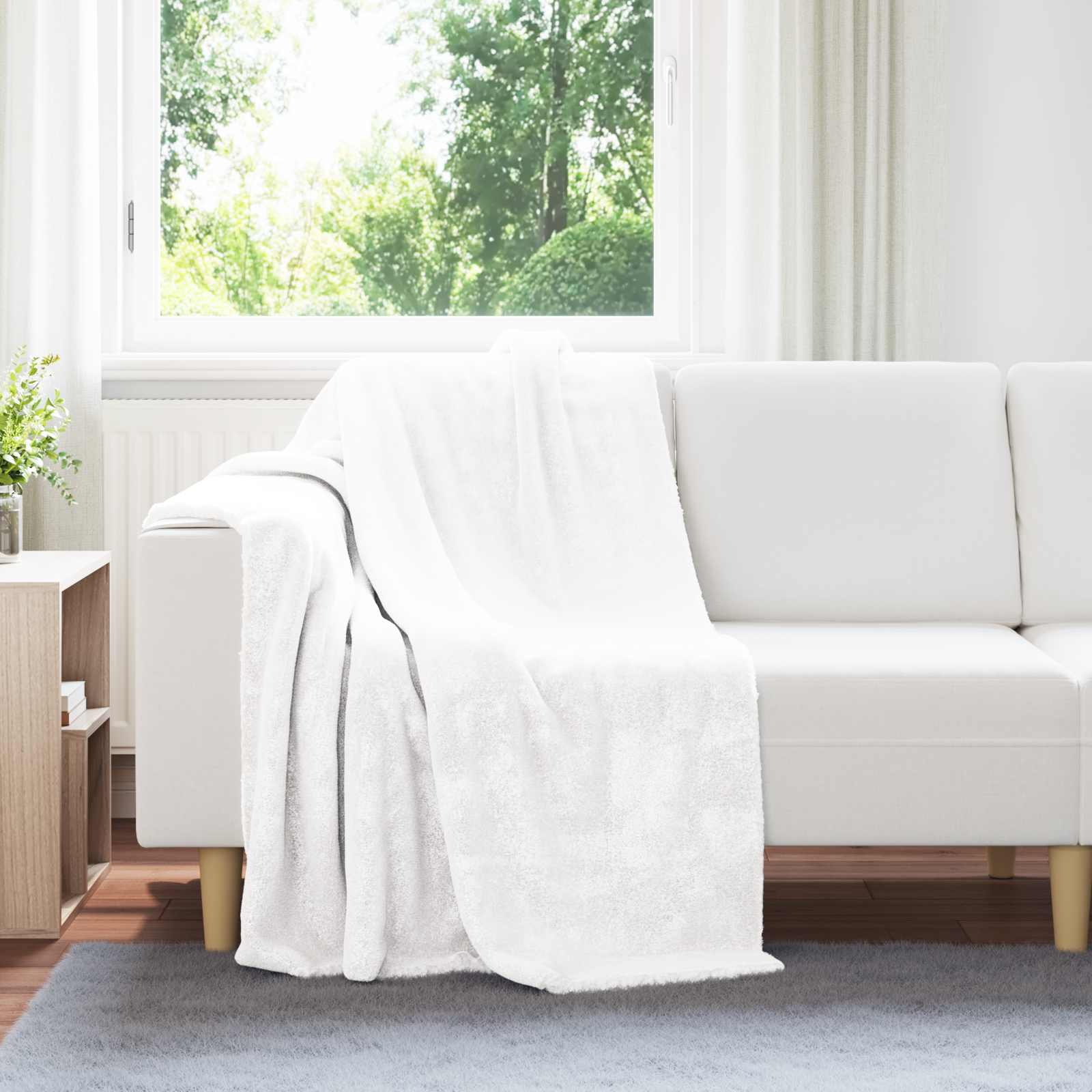 Coperta Bianco 130 x 150 cm 1 kg Panno