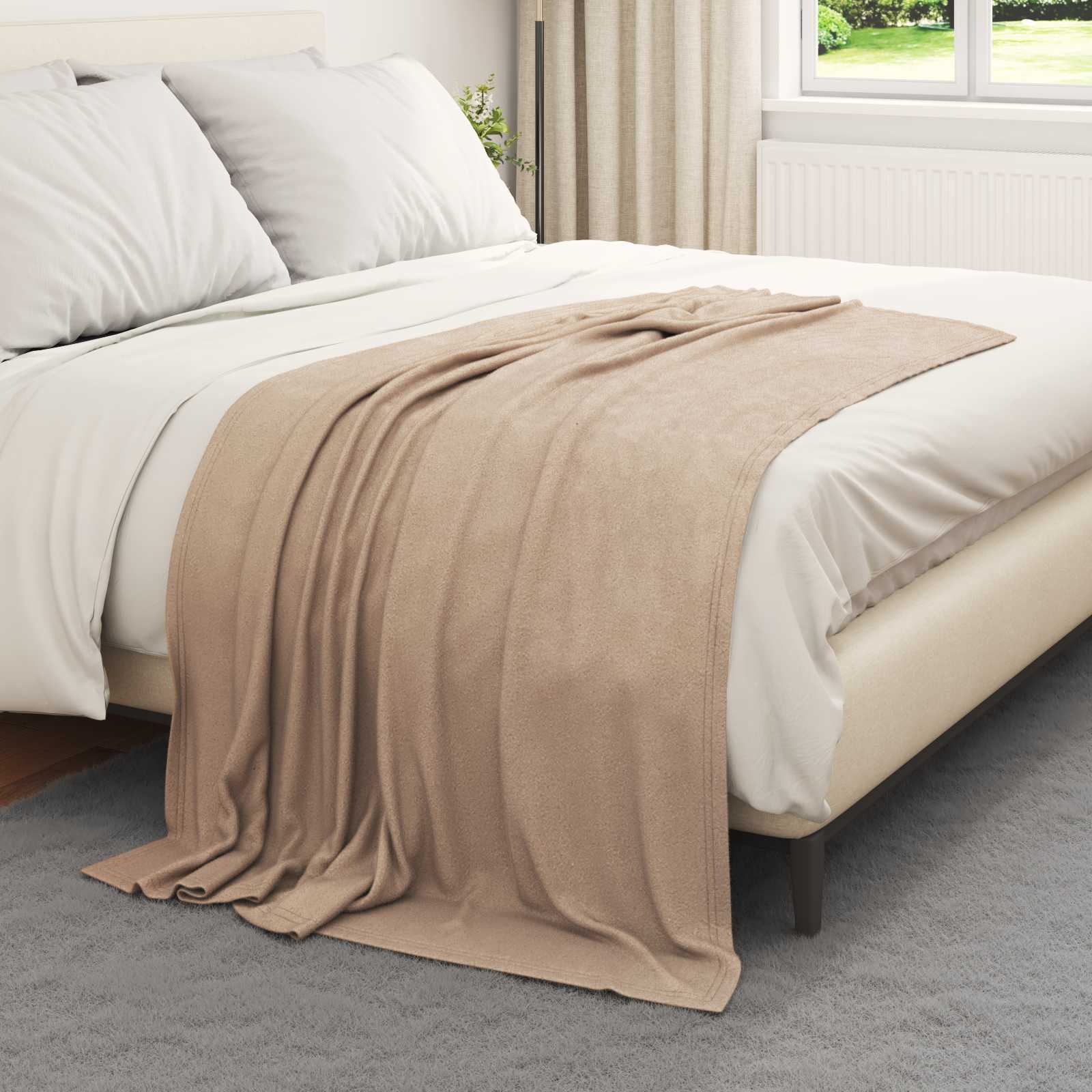 Coperta Cammello 170 x 130 cm 0.34 kg Panno