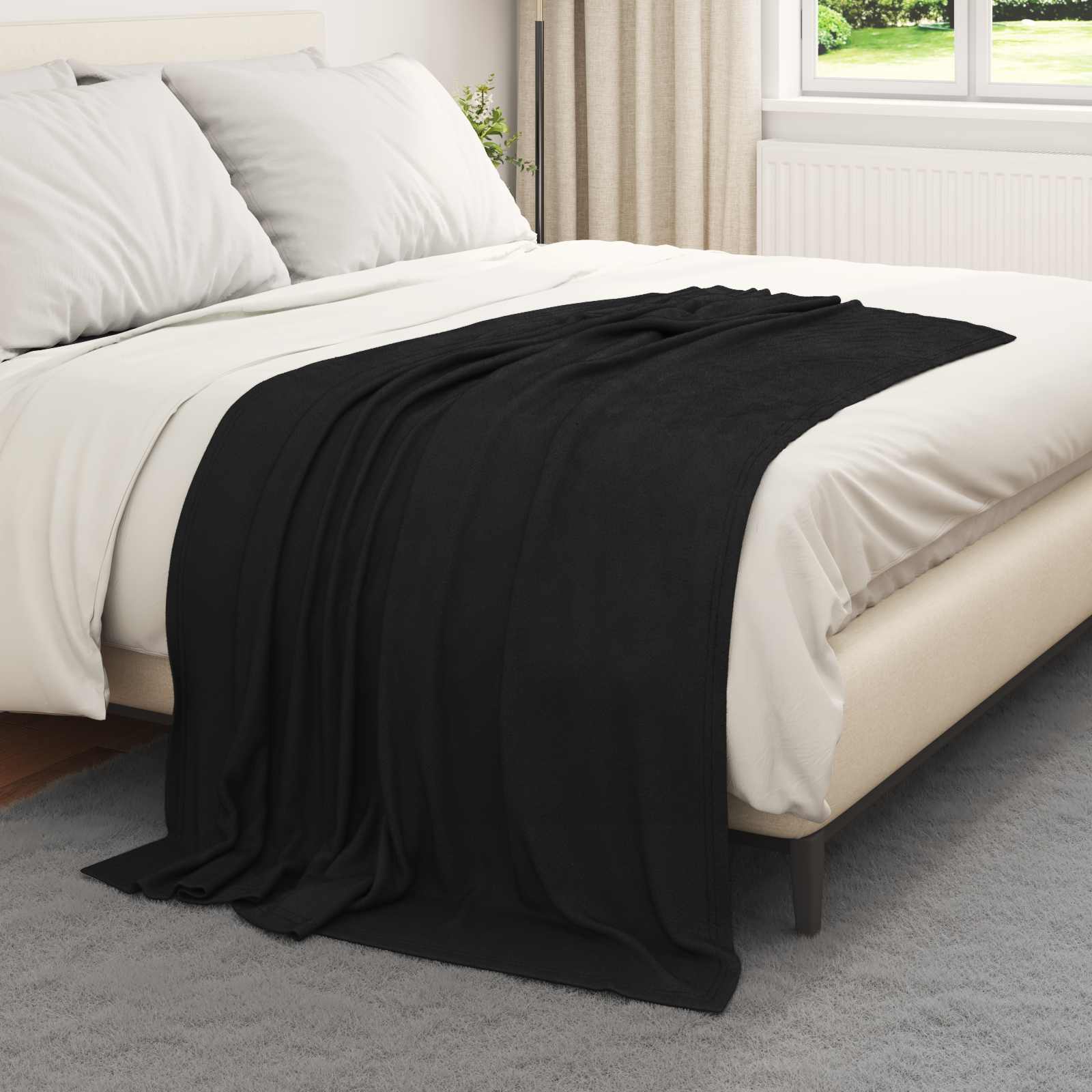 Coperta Nero 170 x 130 cm 0.33 kg Panno