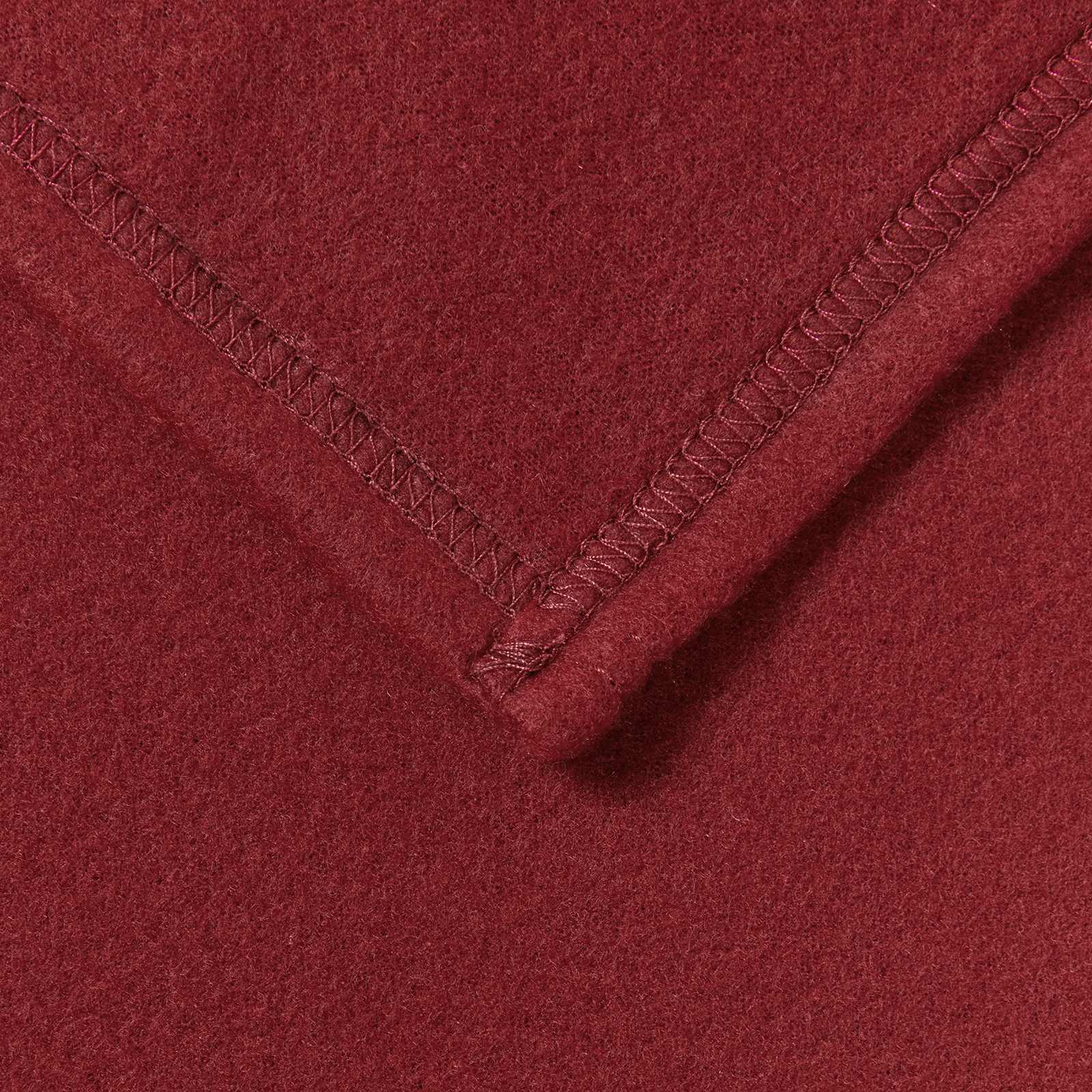 Coperta Rosso Bordeaux 270 x 240 cm 0.86 kg Panno