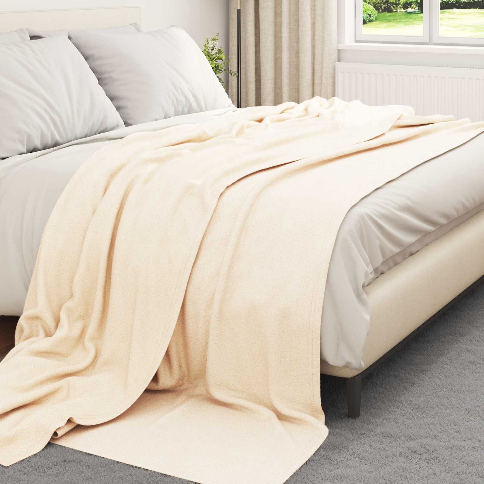 Coperta Crema 270 x 240 cm 0.86 kg Panno