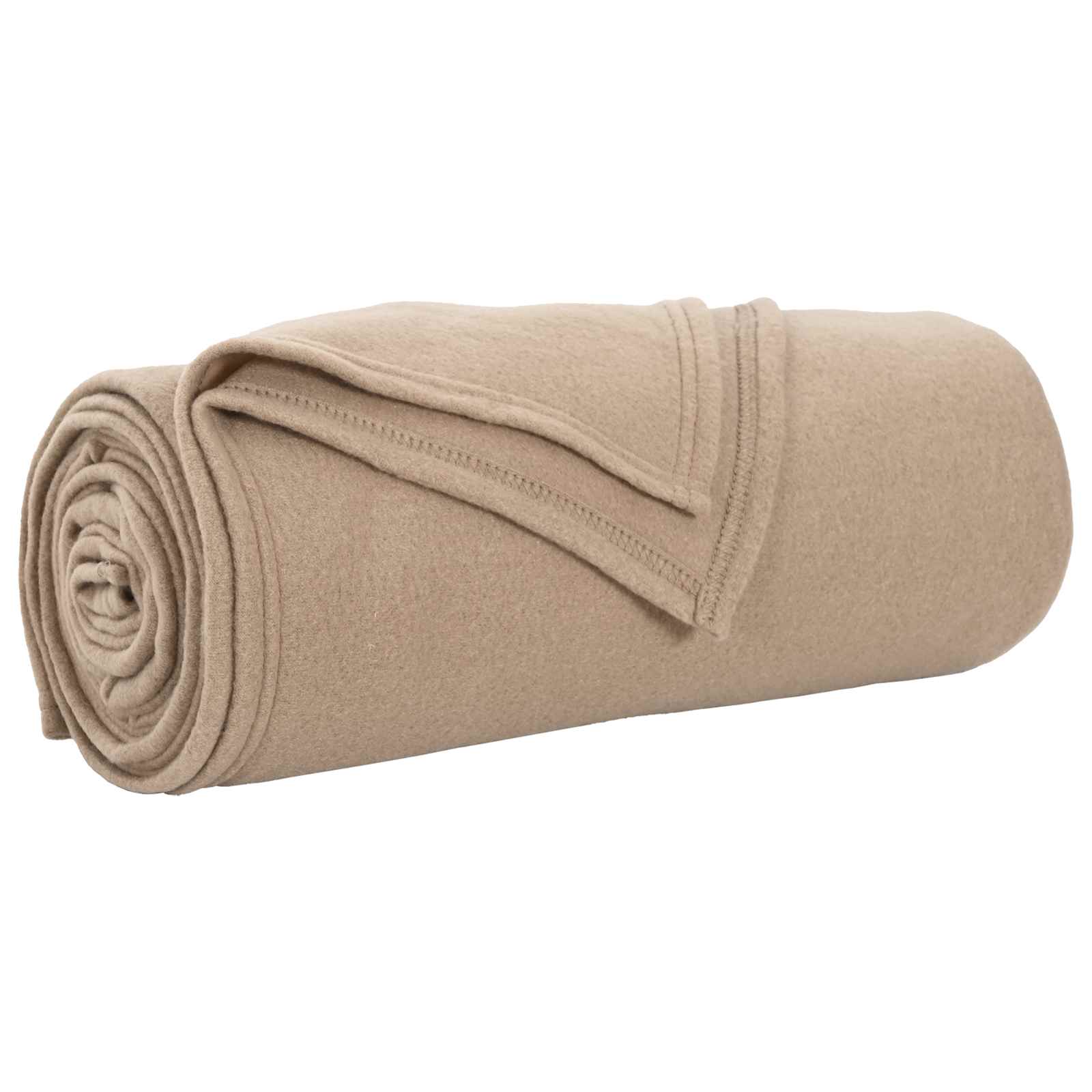 Coperte da Pile 6 pz Cammello 270 x 240 cm 5.08 kg Panno