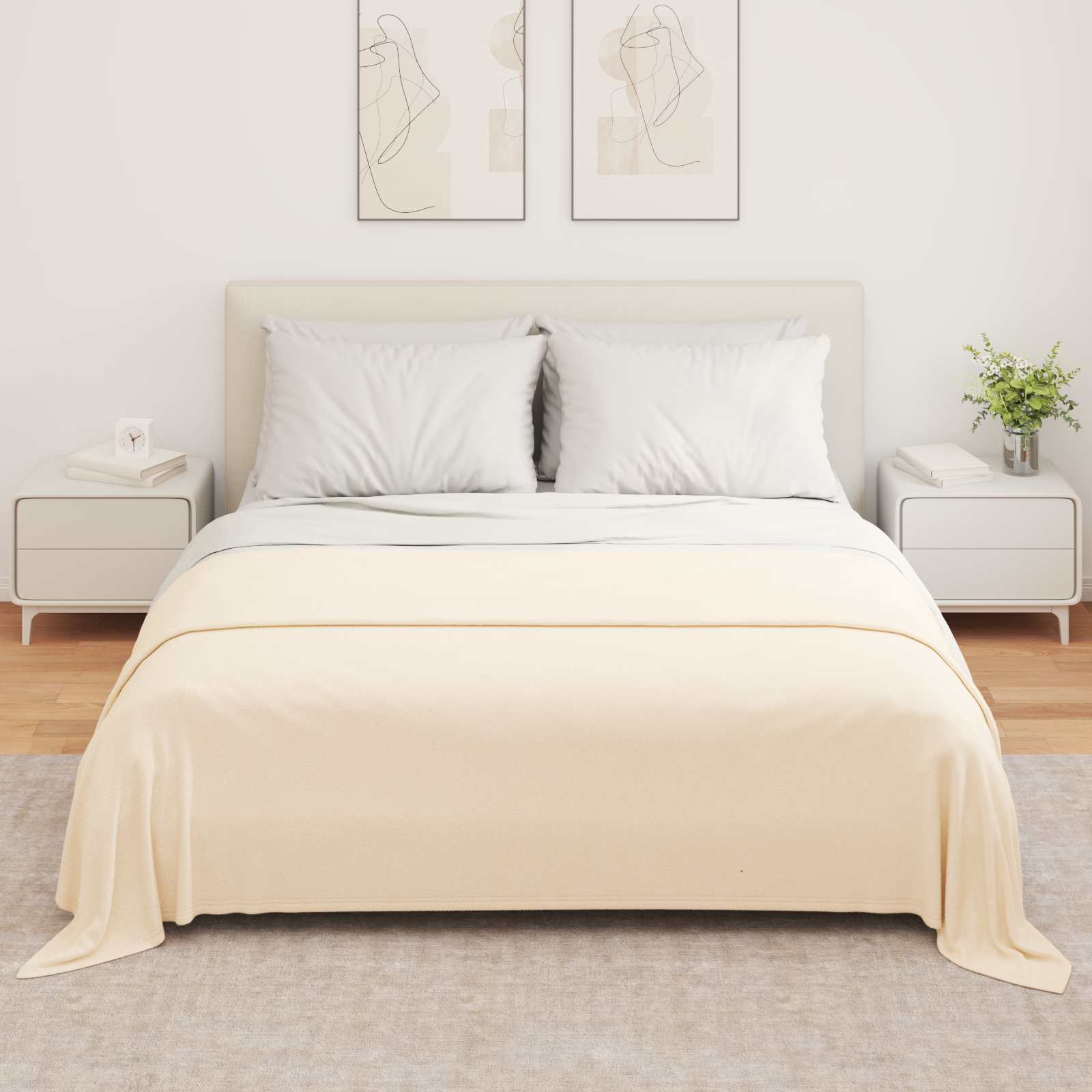 Coperta Crema 280 x 210 cm 0.79 kg Panno