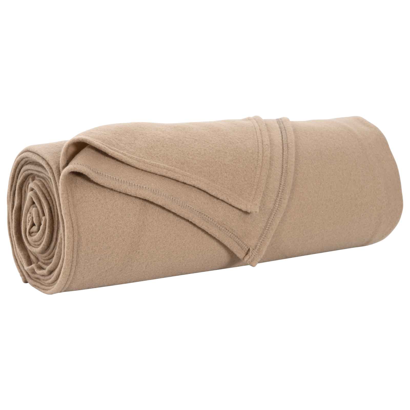 Coperte da Pile 6 pz Cammello 210 x 140 cm 2.48 kg Panno