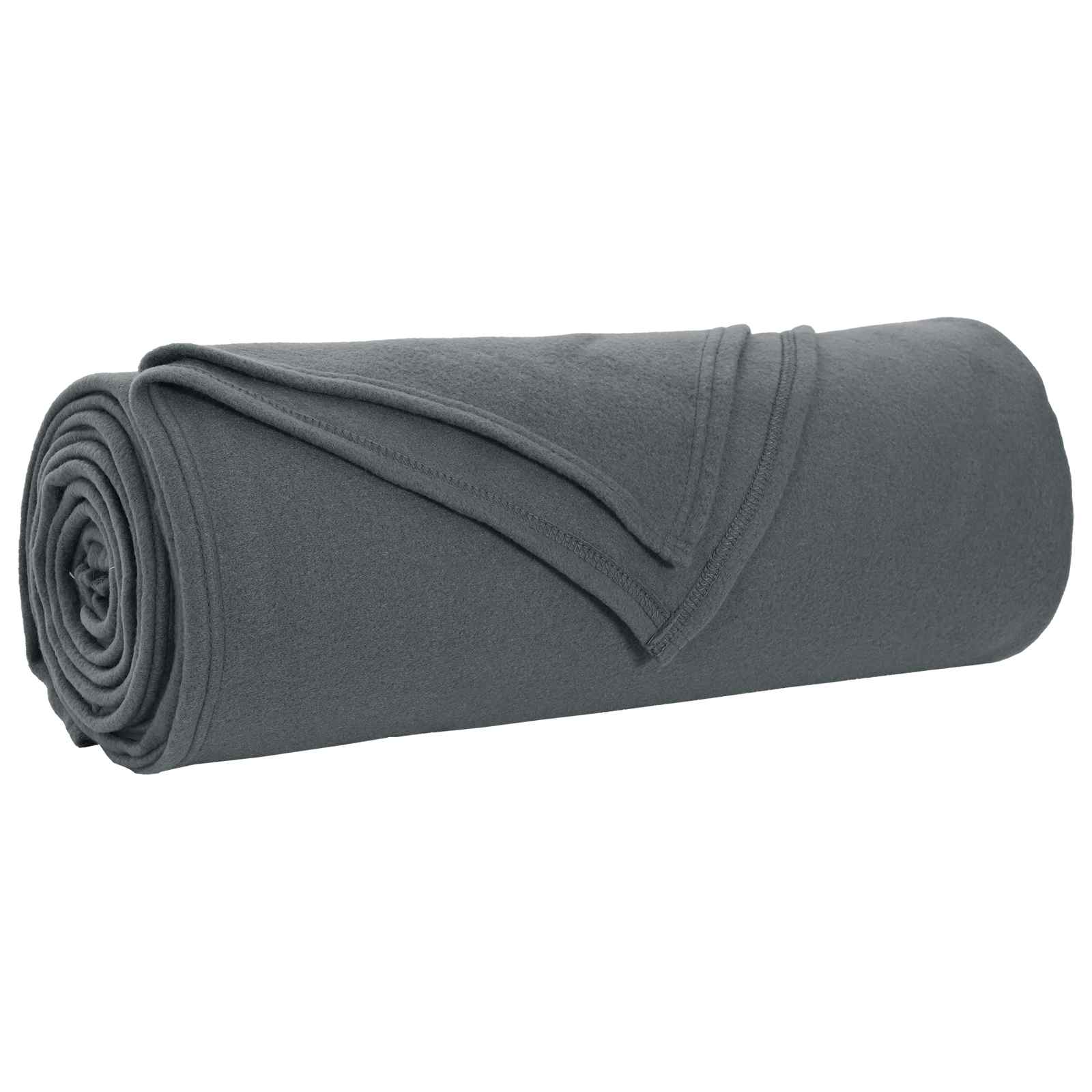 Coperte da Pile 6 pz Grigio Scuro 350 x 270 cm 8.09 kg Panno