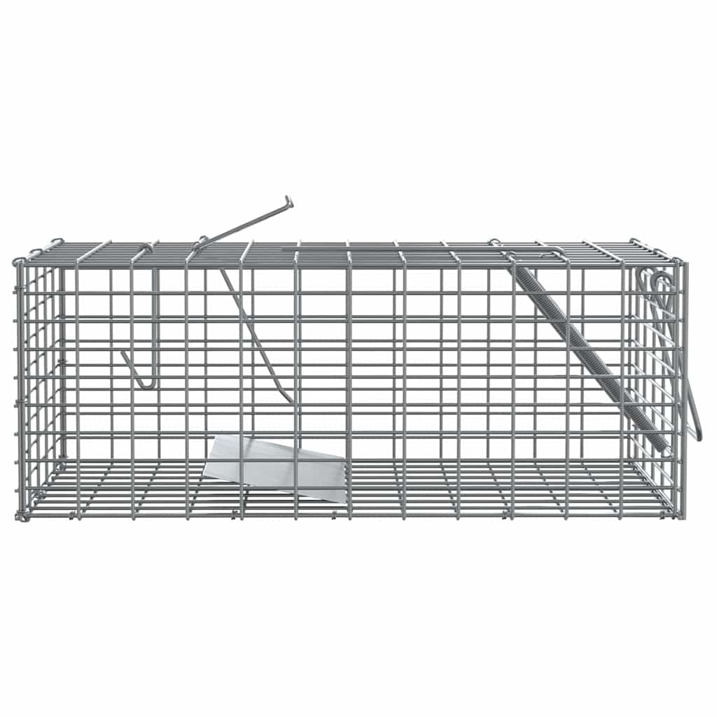 Trappola per animali Antracite 31 x 13 x 12cm Acciaio