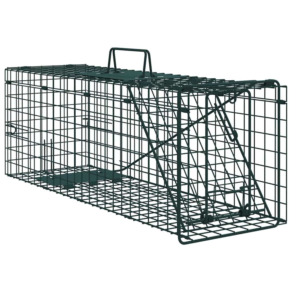 Trappola per animali Verde 61 x 20 x 21,5 cm Acciaio