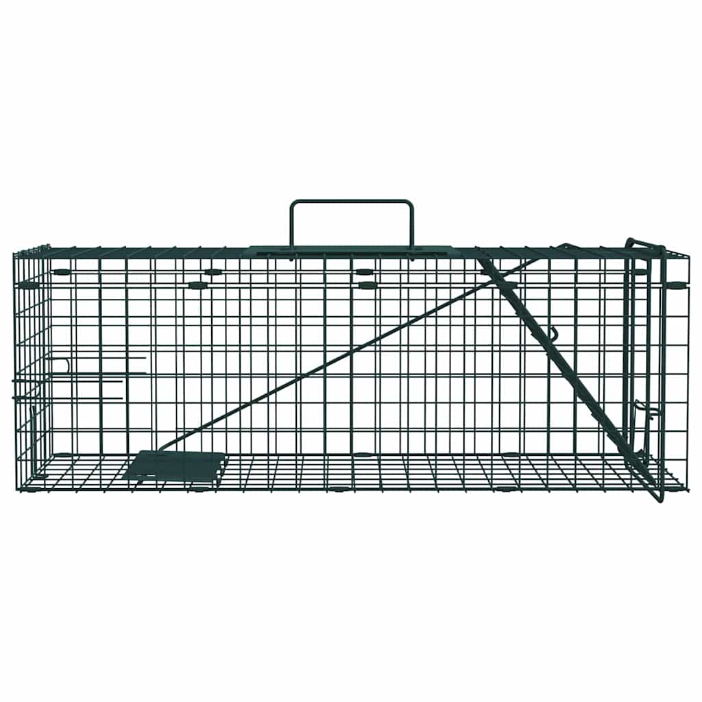Trappola per animali Verde 61 x 20 x 21,5 cm Acciaio